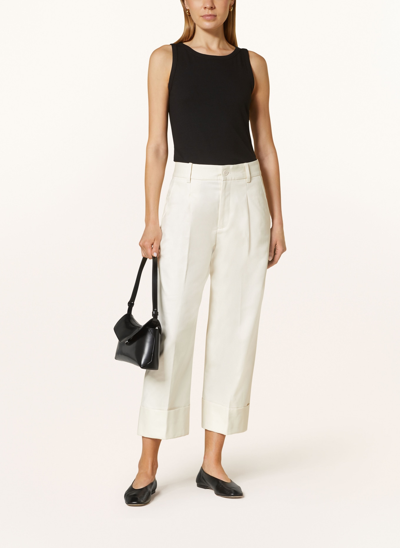 LAUREN RALPH LAUREN 7/8 pants, Color: CREAM (Image 2)