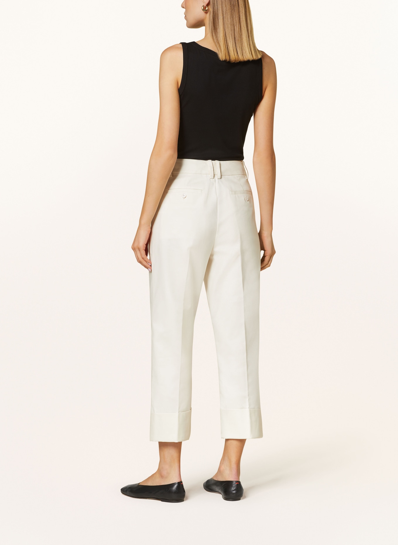 LAUREN RALPH LAUREN 7/8 pants, Color: CREAM (Image 3)