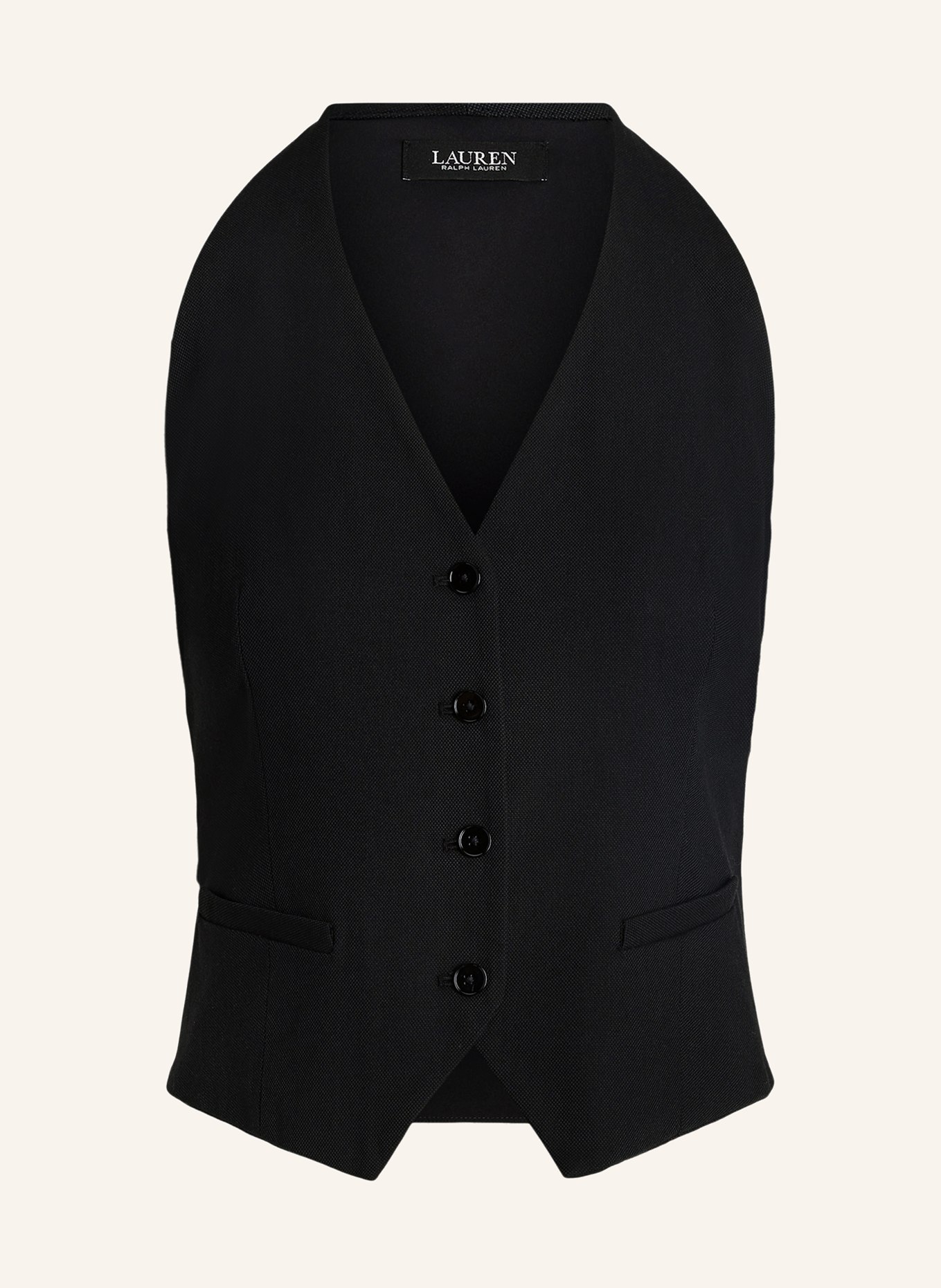 LAUREN RALPH LAUREN Blazer vest, Color: BLACK (Image 1)