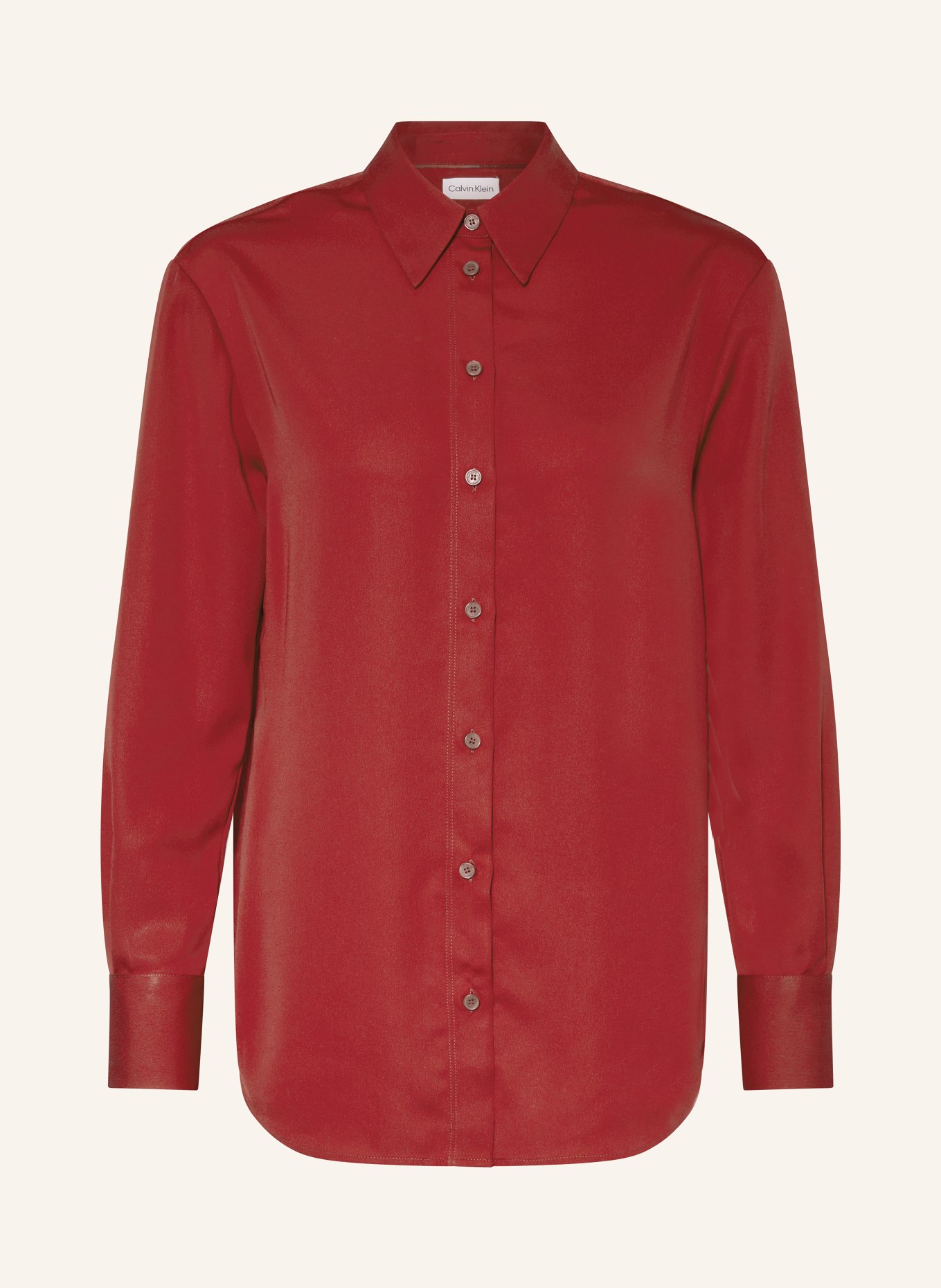 Calvin Klein Shirt blouse, Color: DARK RED (Image 1)