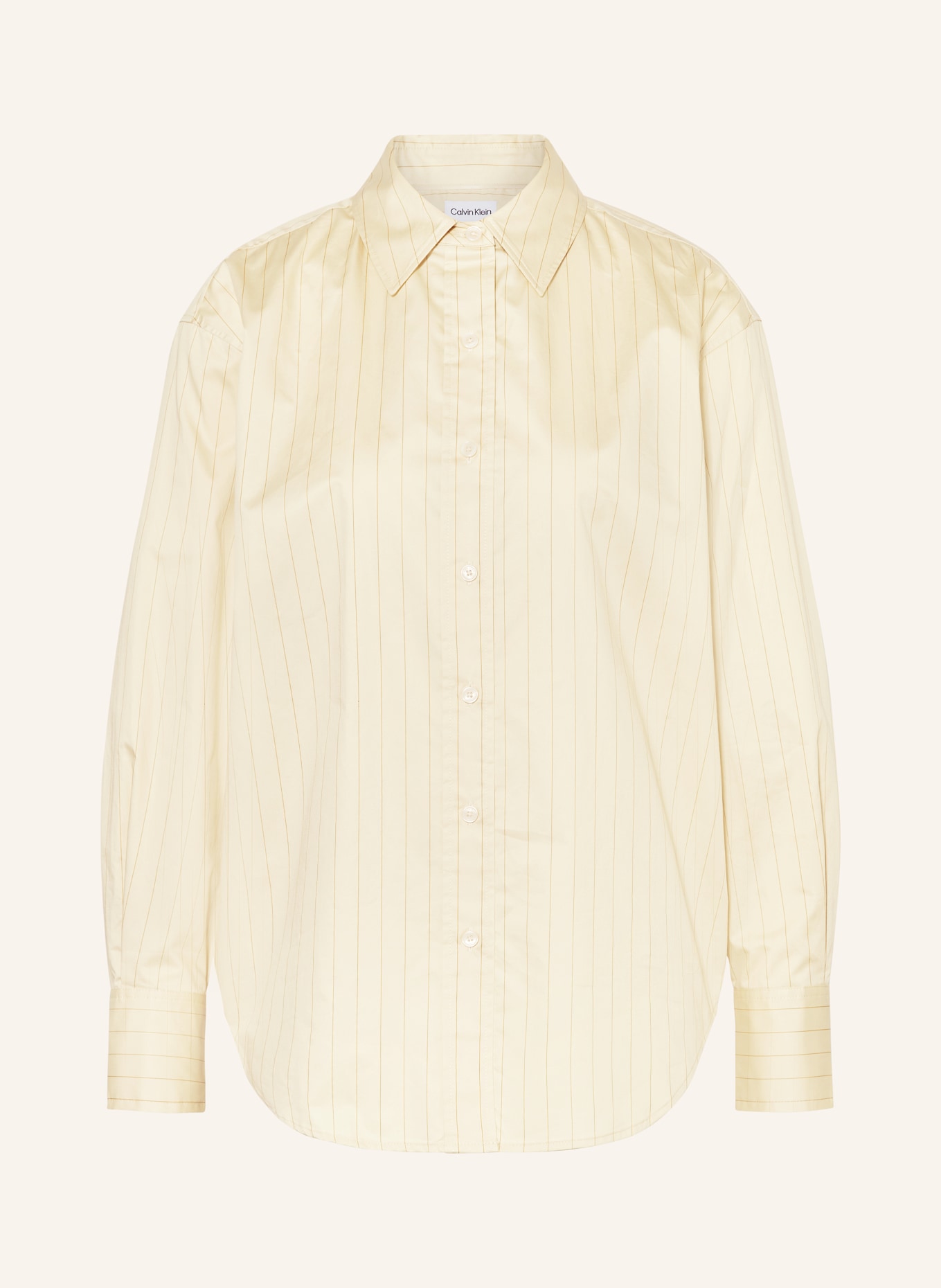 Calvin Klein Hemdbluse: HELLBRAUN / BEIGE