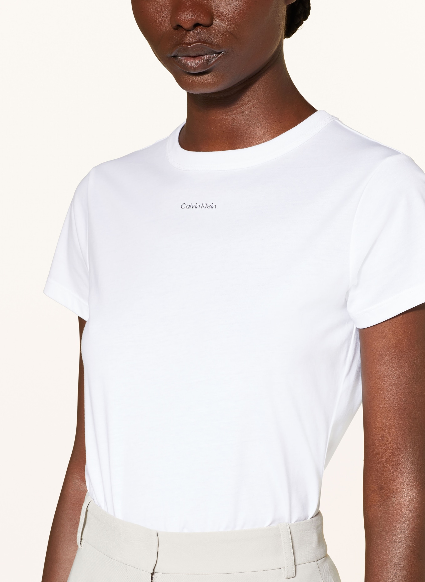 Calvin Klein Tričko, Barva: BÍLÁ (Obrázek 4)