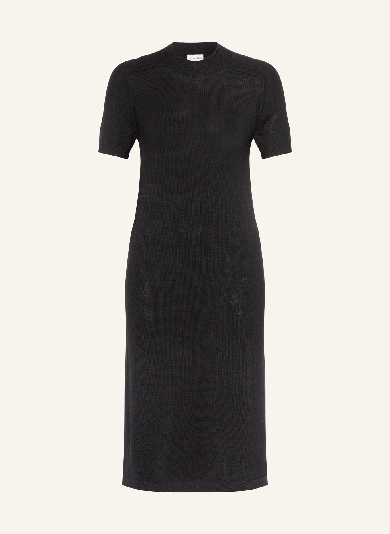 Calvin Klein Strickkleid, Farbe: SCHWARZ (Bild 1)