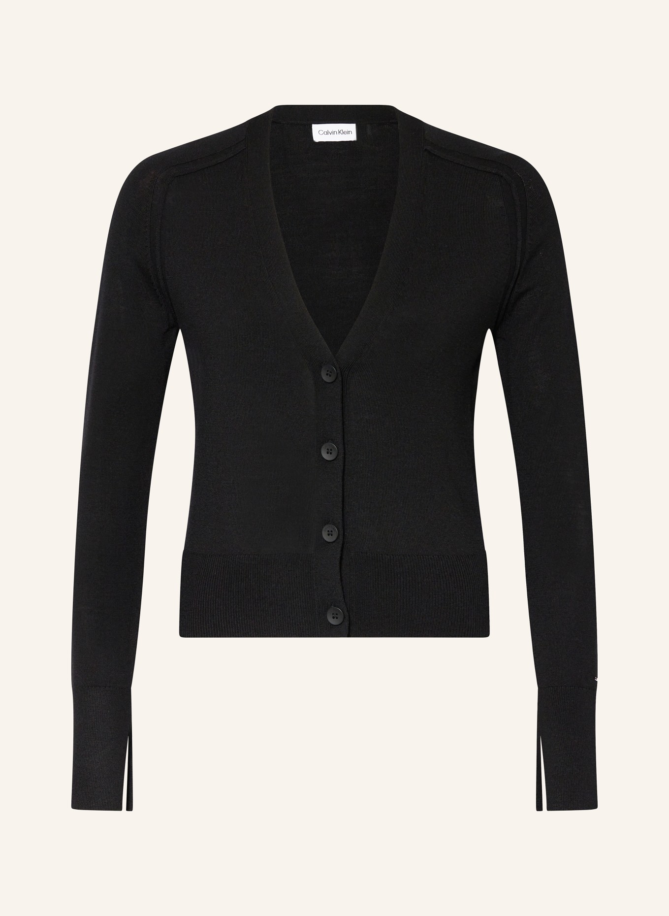 Calvin Klein Cardigan: BLACK