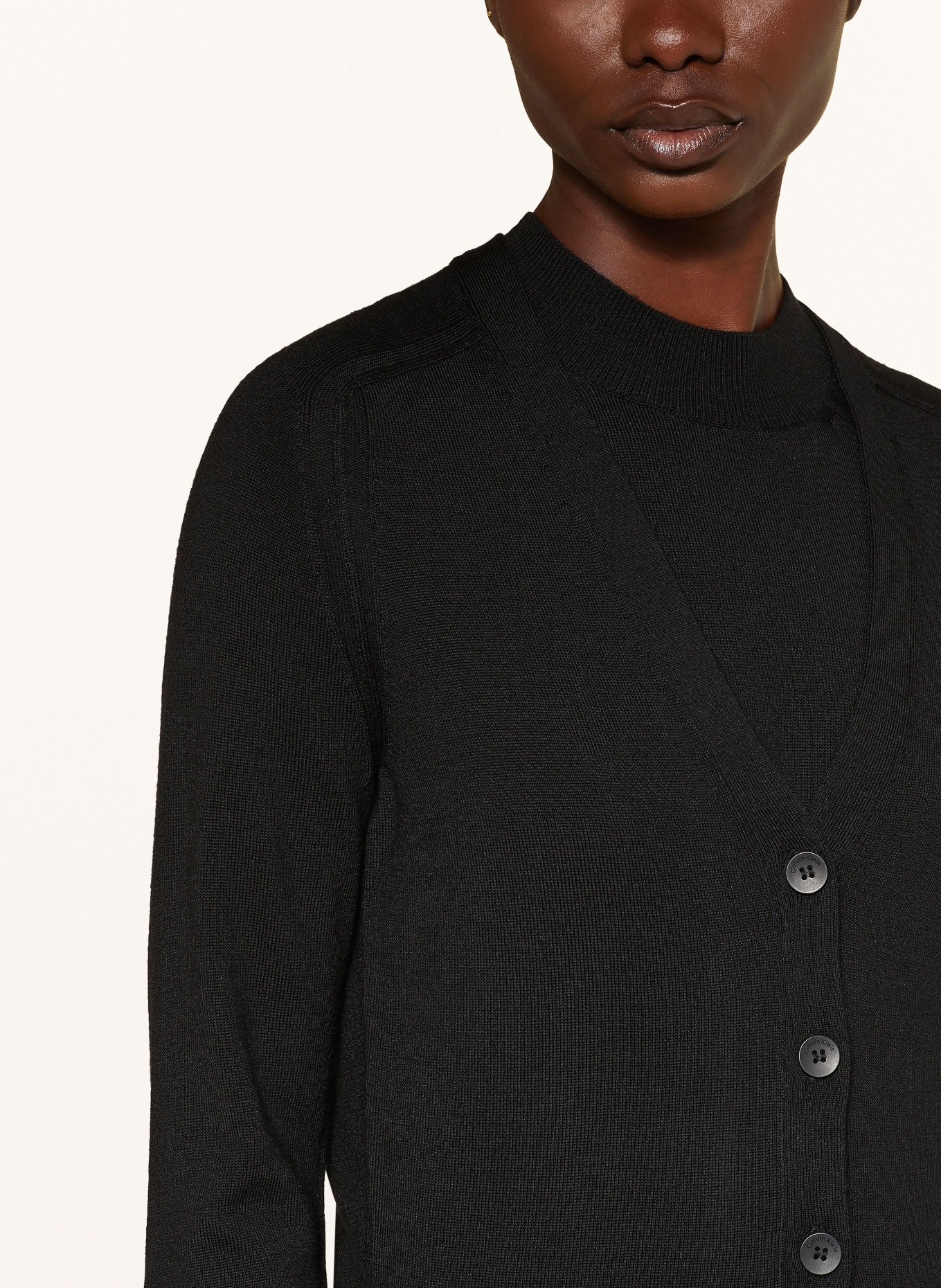 Calvin Klein Cardigan: BLACK