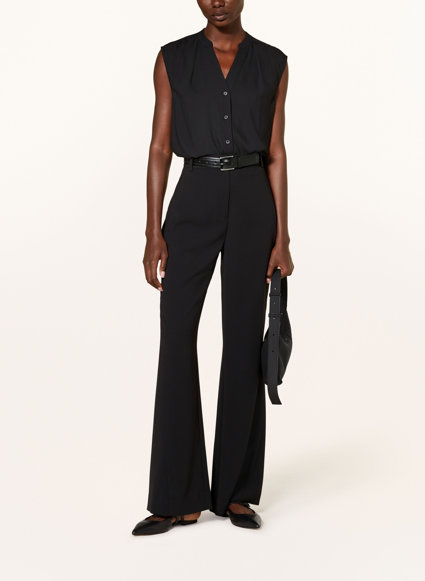 Calvin Klein Wide leg trousers, Color: BLACK (Image 2)
