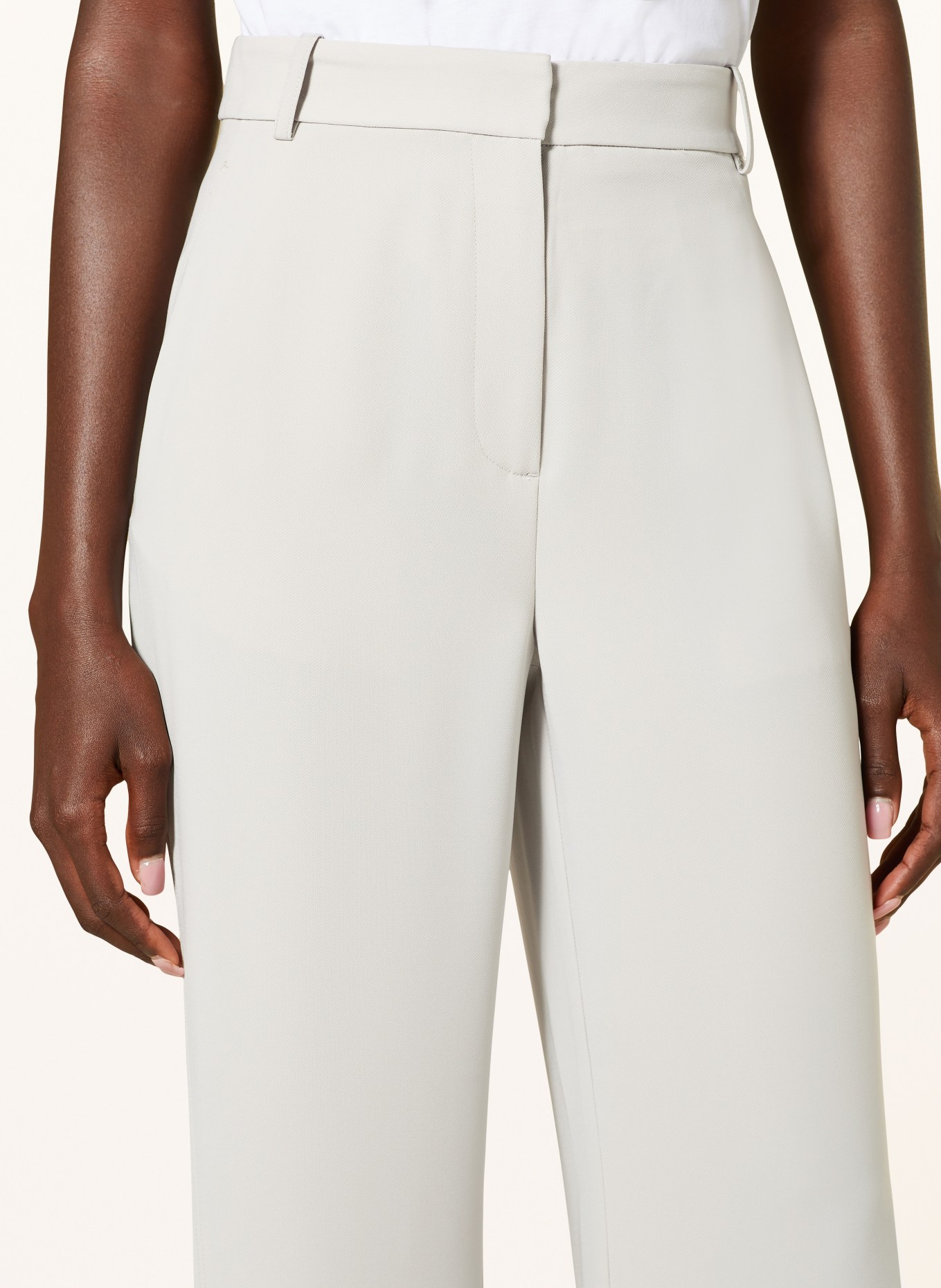 Calvin Klein Wide leg trousers, Color: LIGHT GRAY (Image 5)