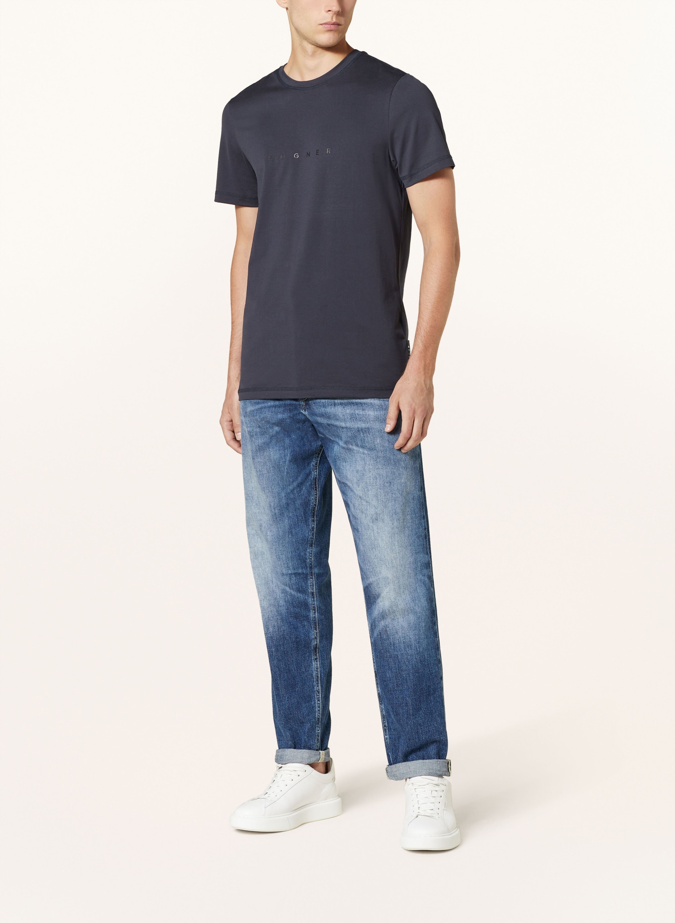 BOGNER T-shirt ROC, Color: DARK BLUE (Image 2)