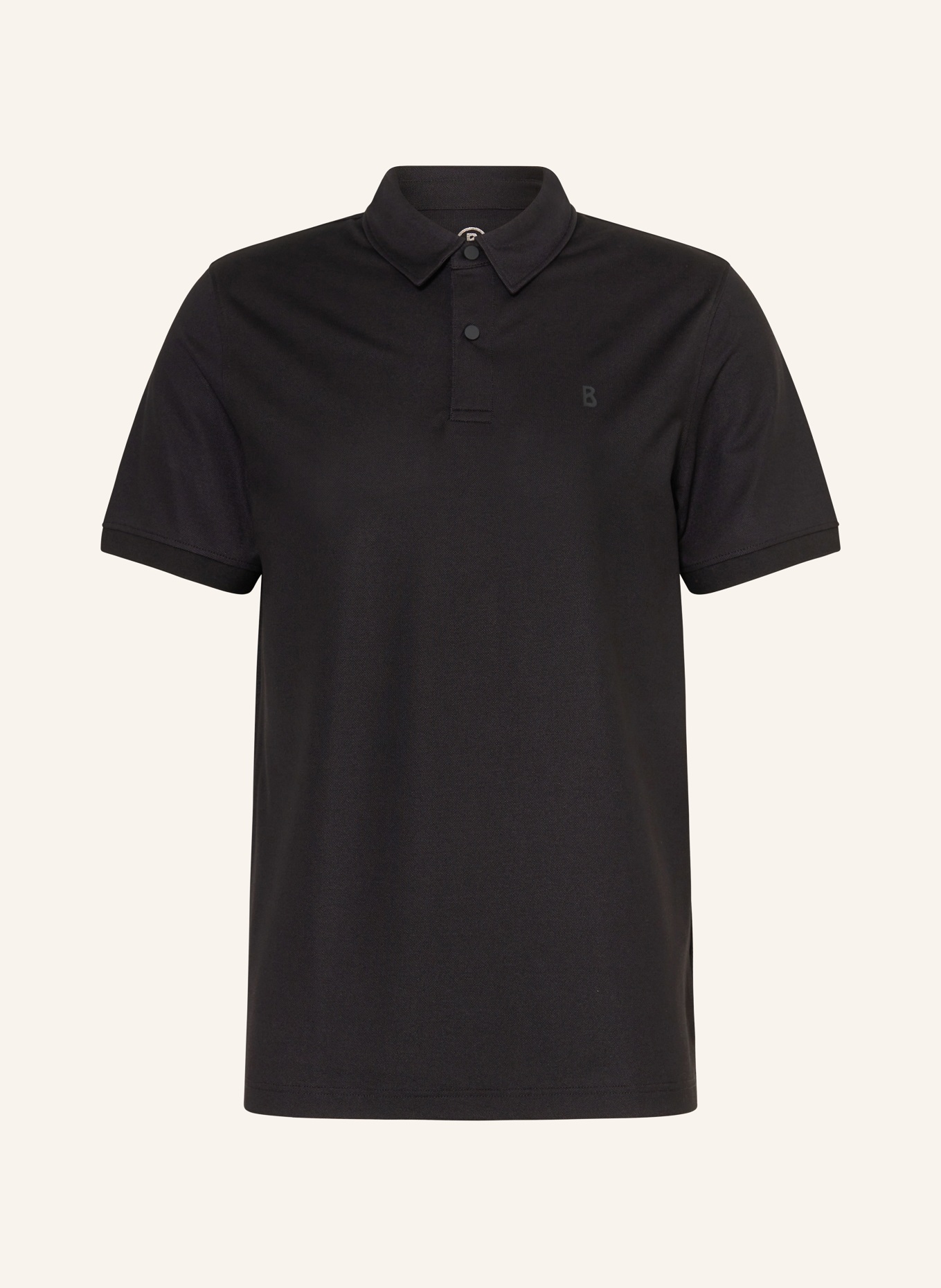 BOGNER Piqué polo shirt TIMO regular fit, Color: BLACK (Image 1)