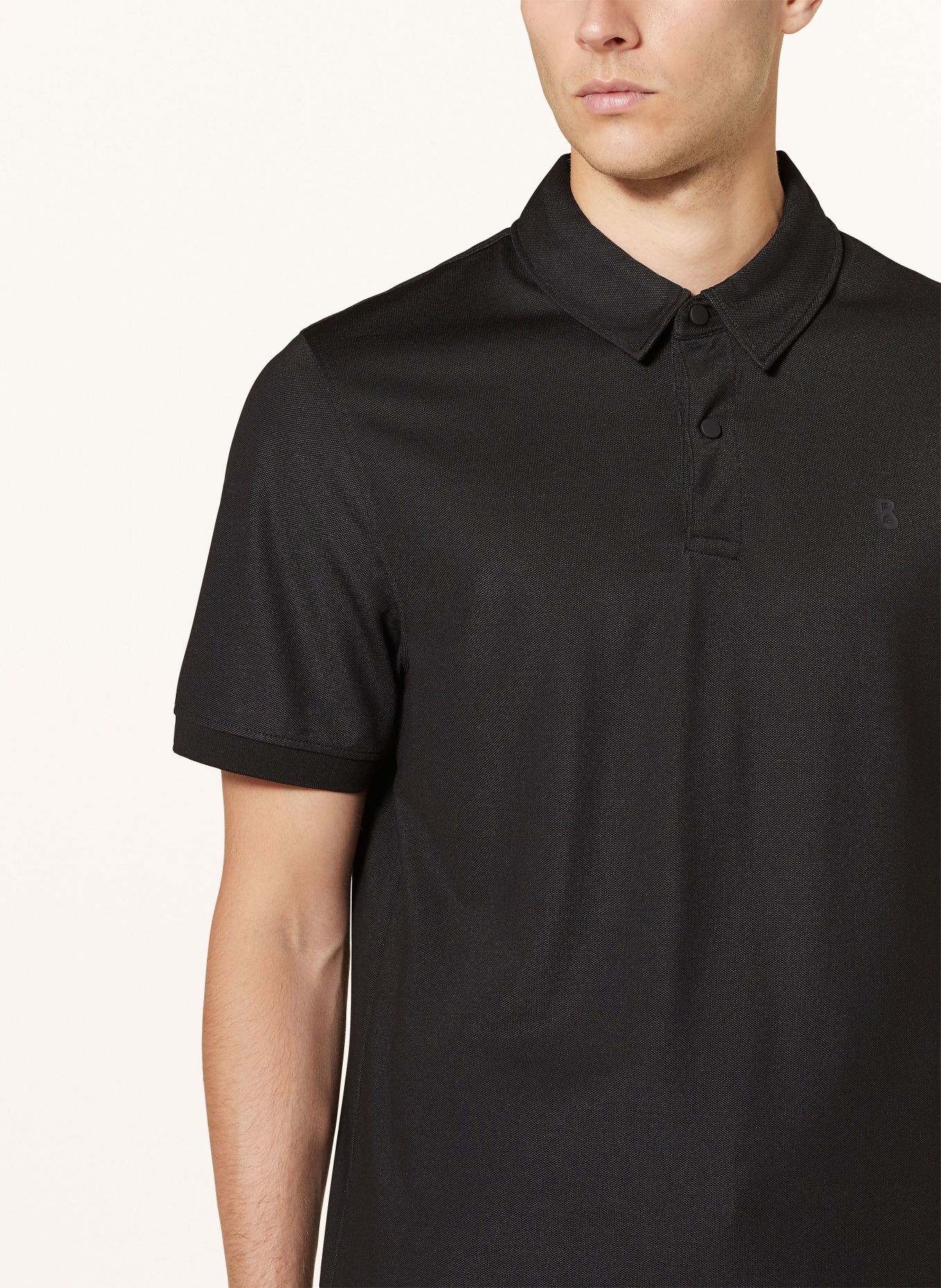 BOGNER Piqué polo shirt TIMO regular fit, Color: BLACK (Image 4)