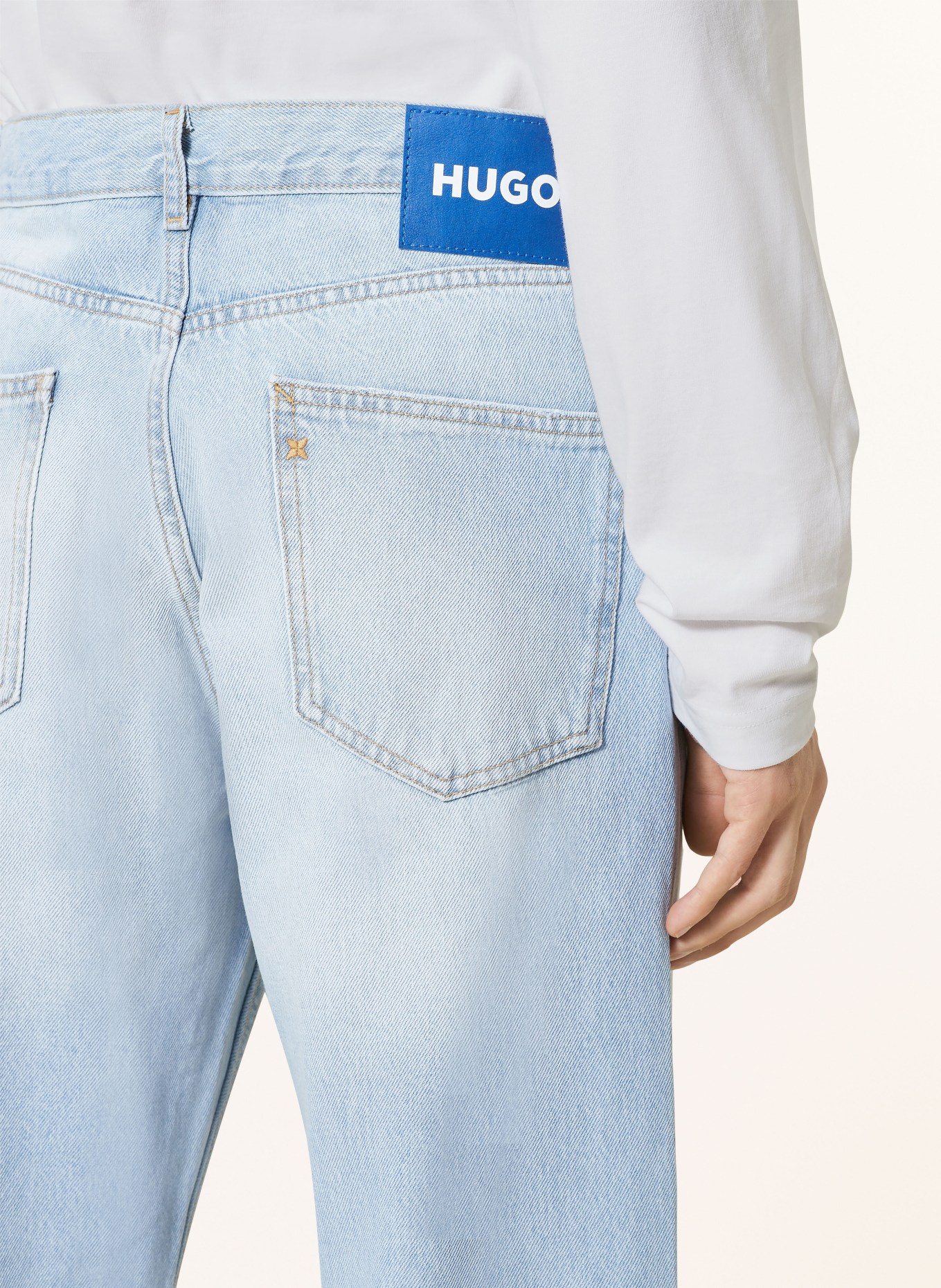 HUGO BLUE Jeans JONAH straight fit, Color: 459 LIGHT/PASTEL BLUE (Image 6)