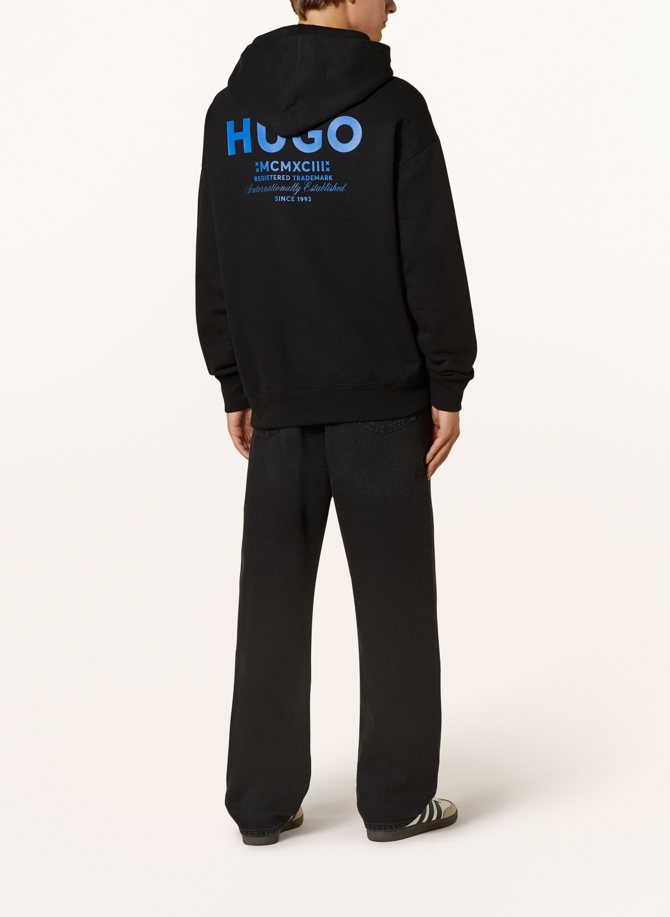 HUGO BLUE Hoodie NAZARDO, Farbe: SCHWARZ (Bild 3)