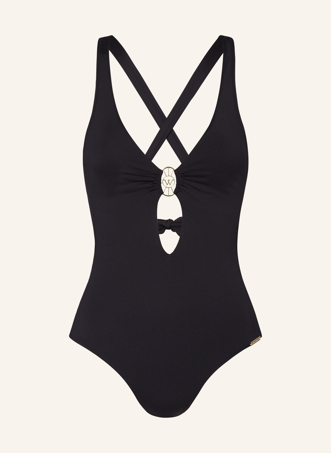 watercult Swimsuit THE ESSENTIALS, Color: BLACK (Image 1)