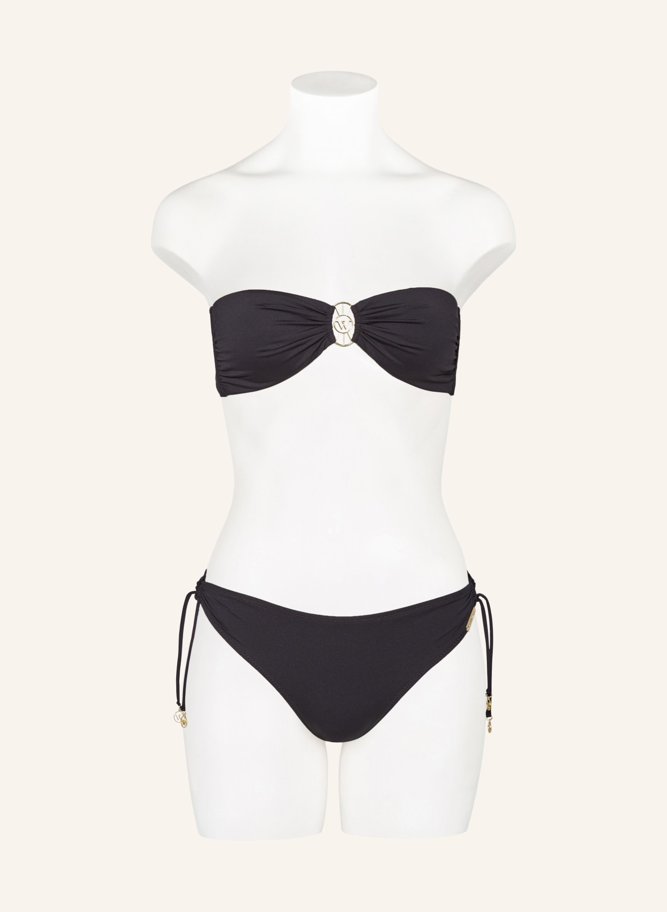 watercult Bandeau-Bikini-Top THE ESSENTIALS, Farbe: SCHWARZ (Bild 4)