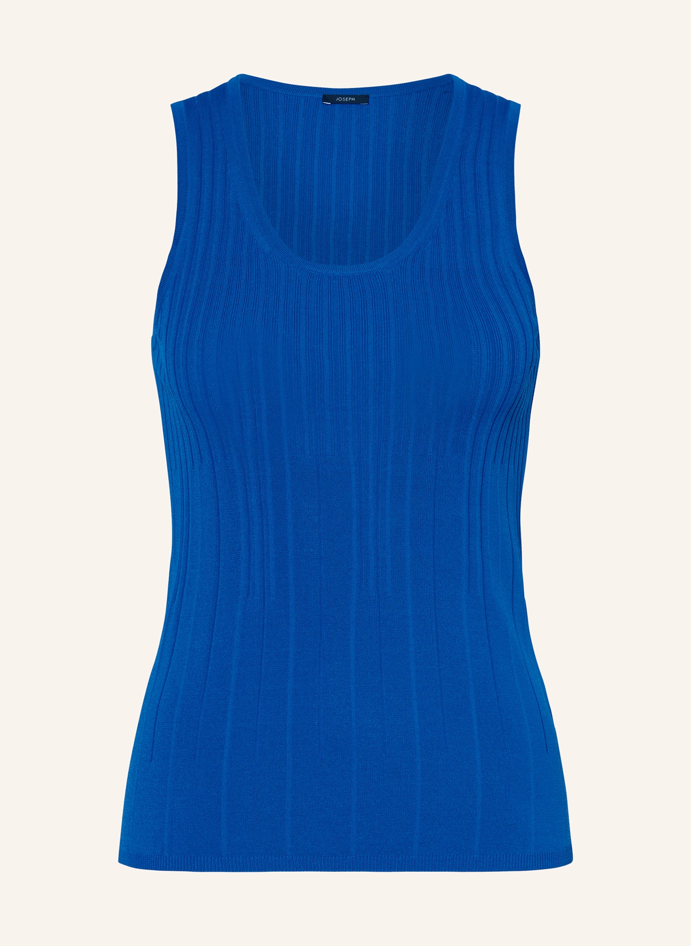 JOSEPH Pleated knit top, Color: BLUE (Image 1)