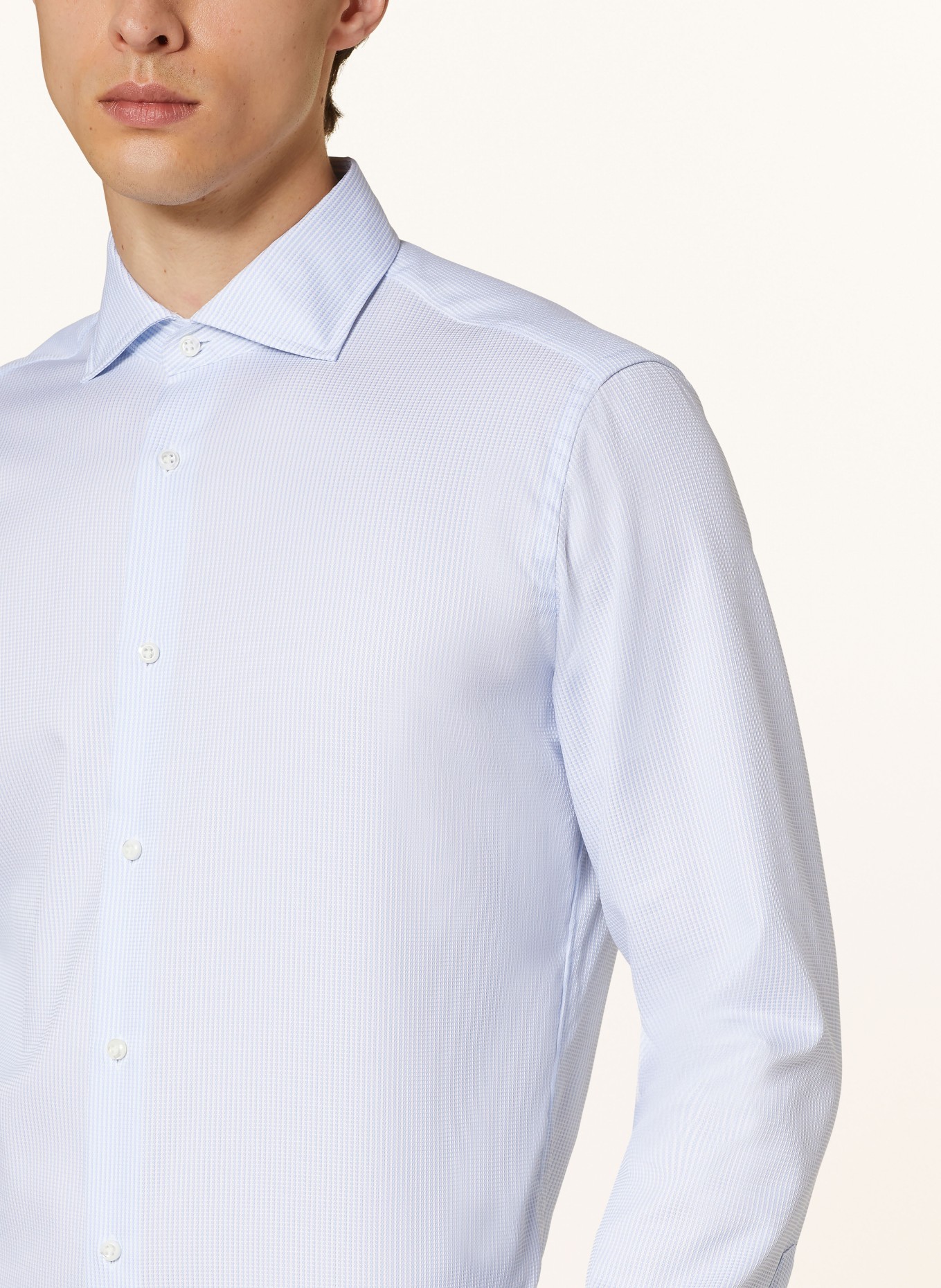 BOSS Shirt JOSH regular fit, Color: LIGHT BLUE/ WHITE (Image 5)