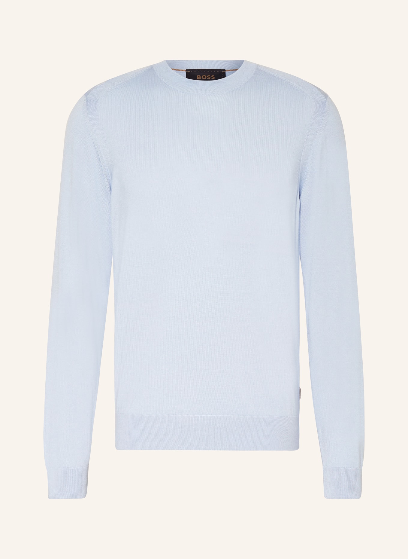 BOSS Pullover OVERO mit Seide und Cashmere, Farbe: HELLBLAU (Bild 1)