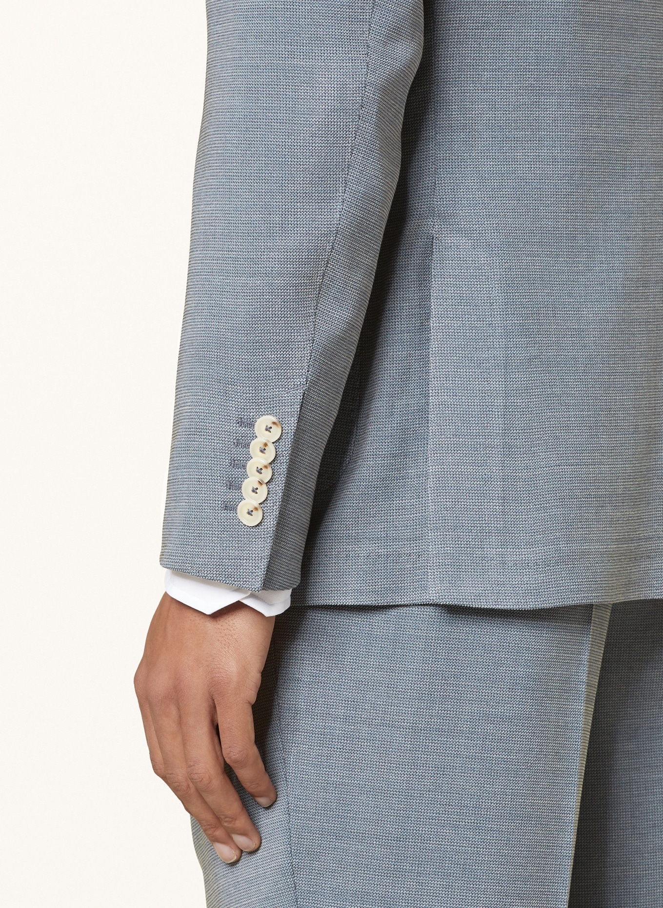 BOSS Anzug HESTON Extra Slim Fit, Farbe: BLAUGRAU (Bild 6)