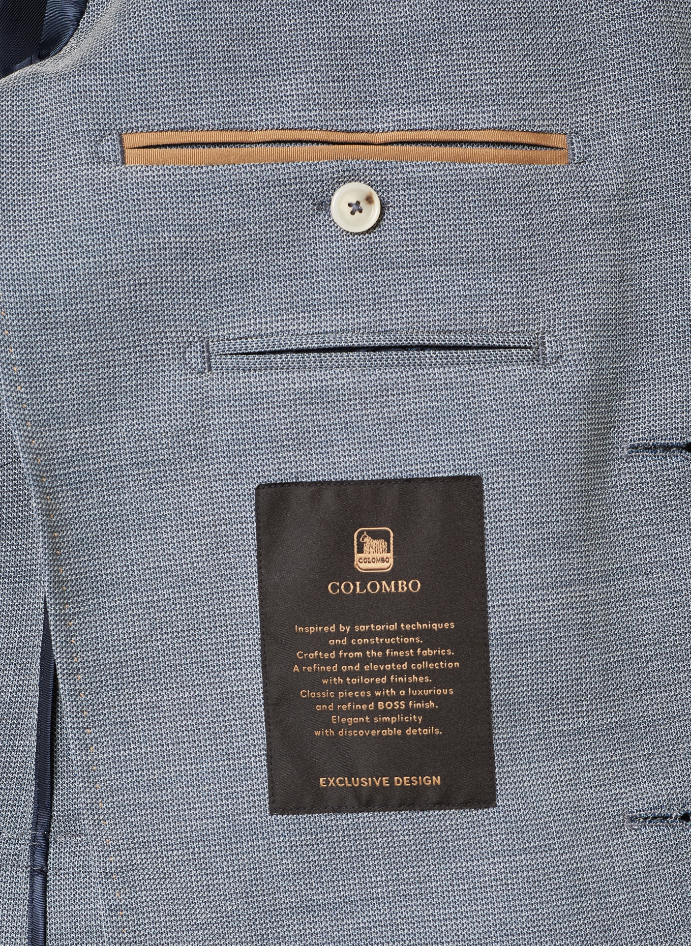 BOSS Anzug HESTON Extra Slim Fit, Farbe: BLAUGRAU (Bild 8)
