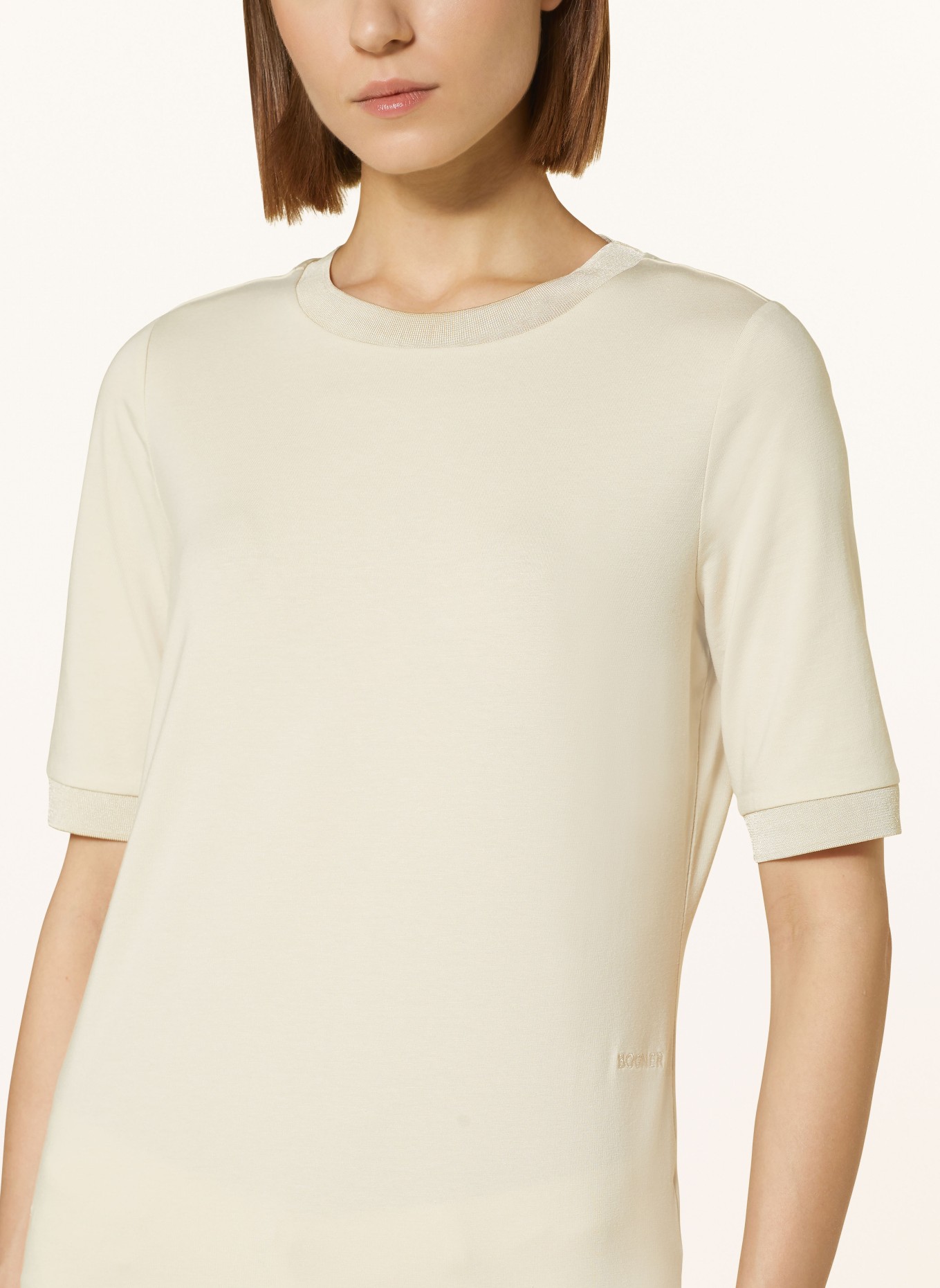 BOGNER T-shirt ALEXI, Color: ECRU (Image 4)