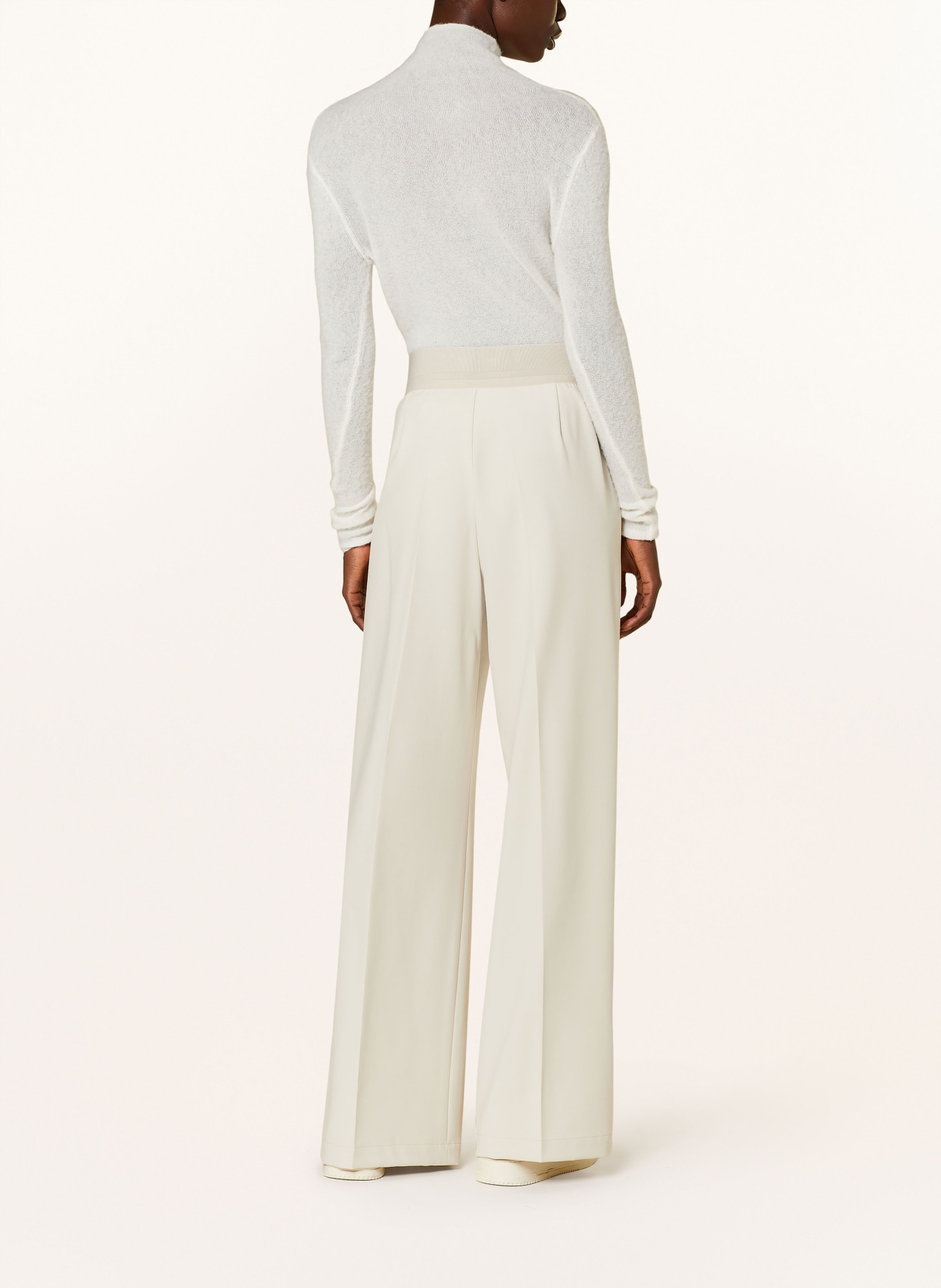 BOGNER Wide leg trousers YLVI, Color: ECRU (Image 3)