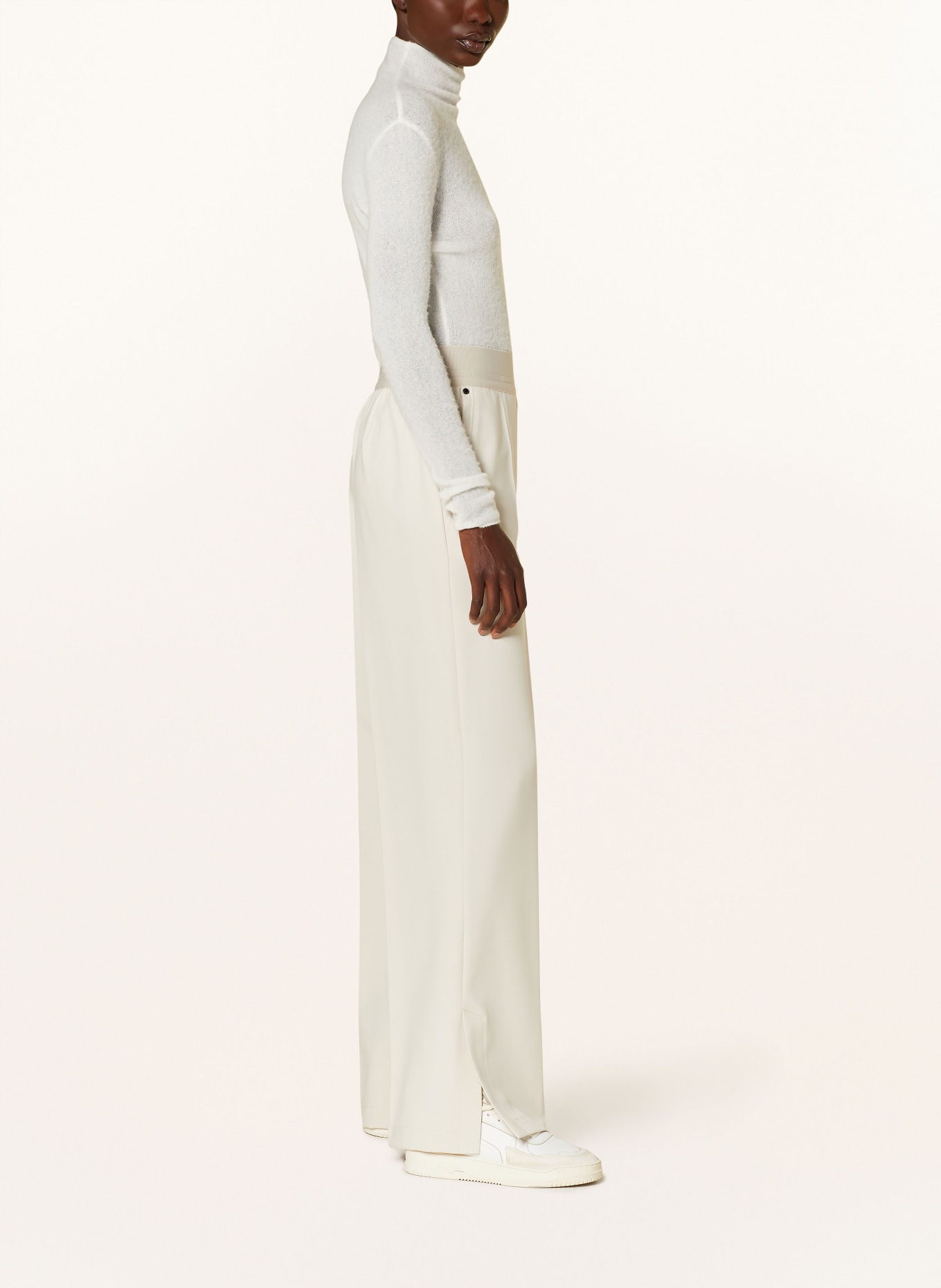 BOGNER Wide leg trousers YLVI, Color: ECRU (Image 4)