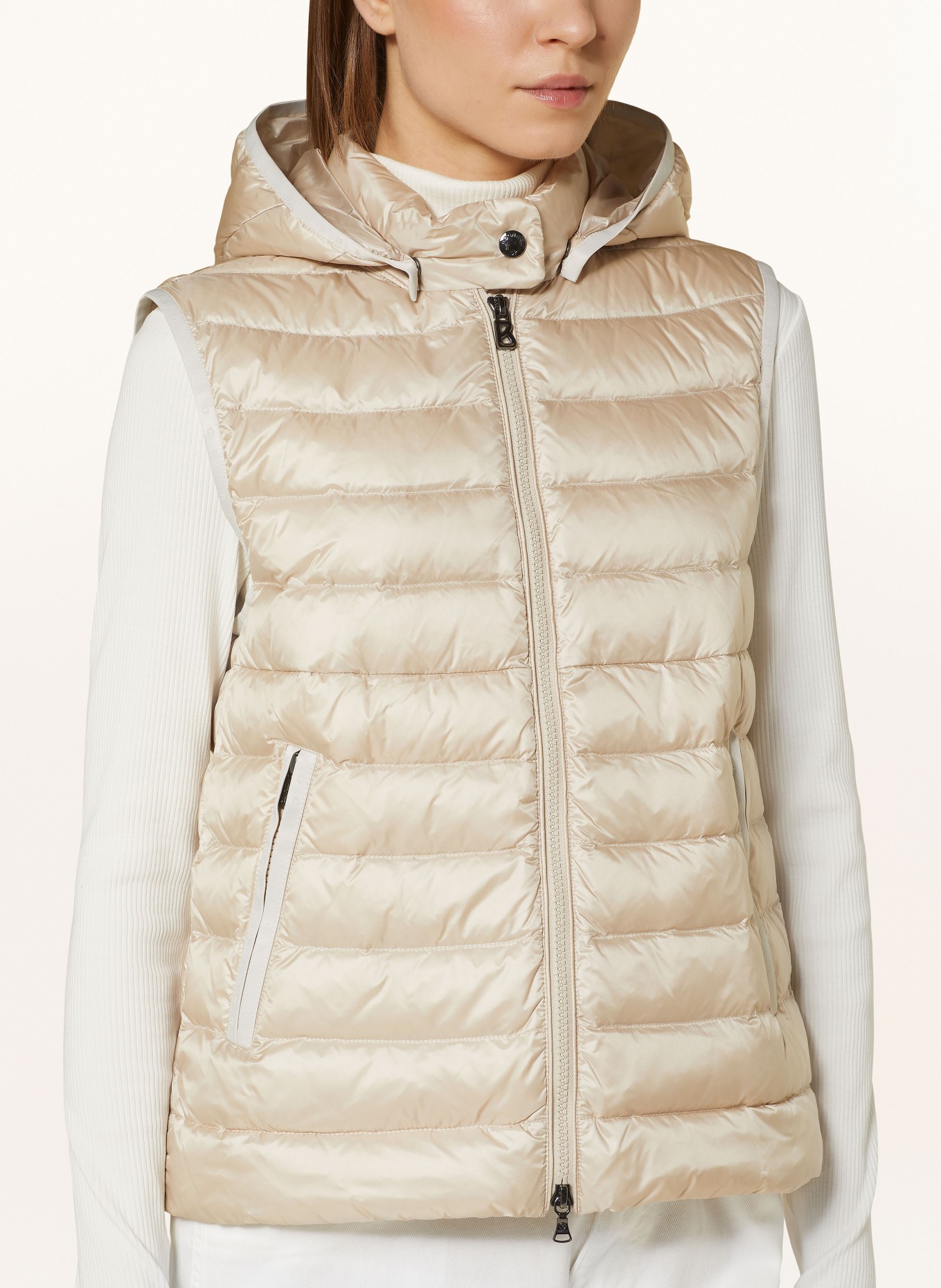 BOGNER Lightweight down vest TAYRA with detachable hood