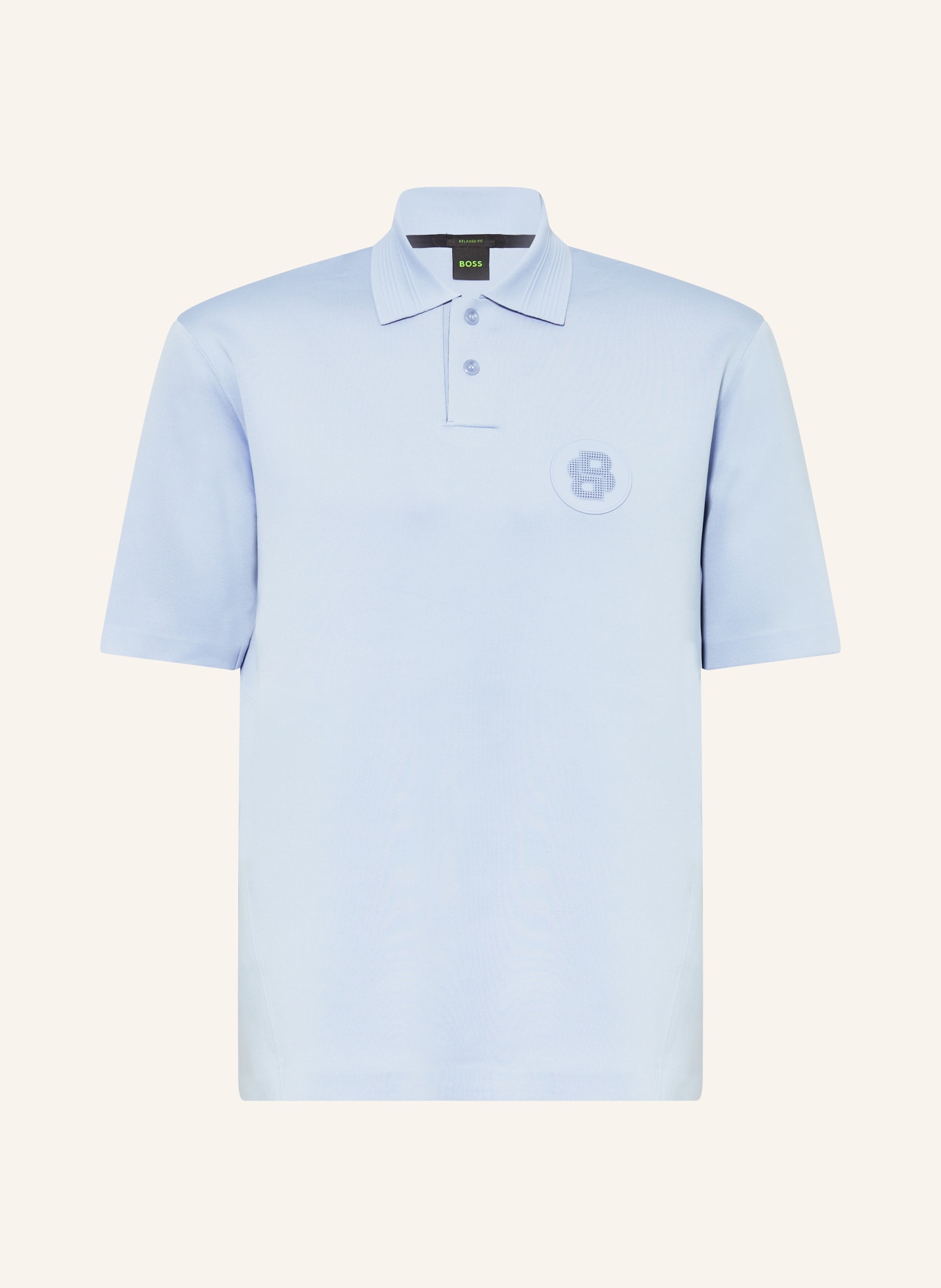 BOSS Performance polo shirt PIRAX, Color: LIGHT BLUE (Image 1)