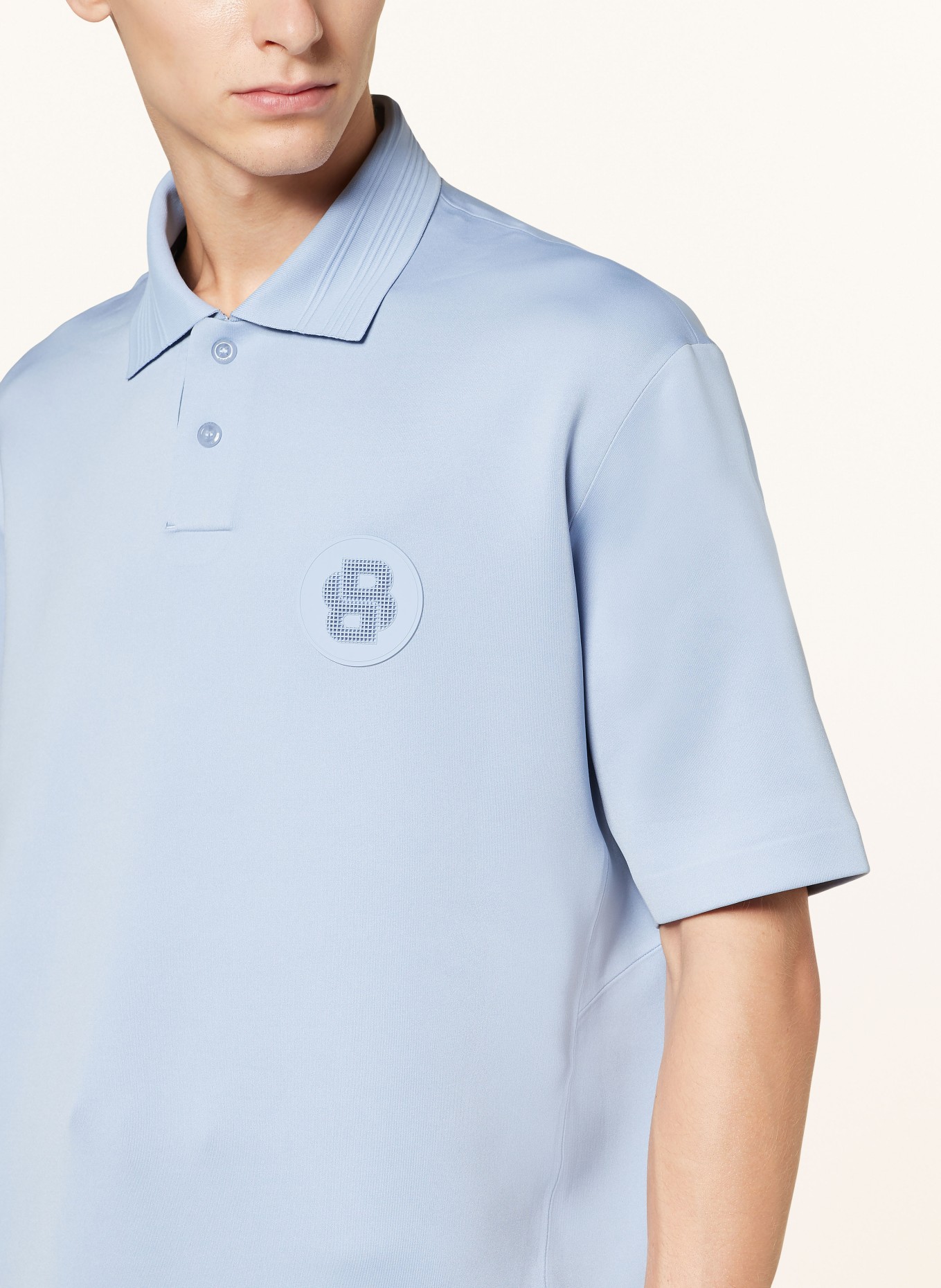 BOSS Performance polo shirt PIRAX, Color: LIGHT BLUE (Image 4)