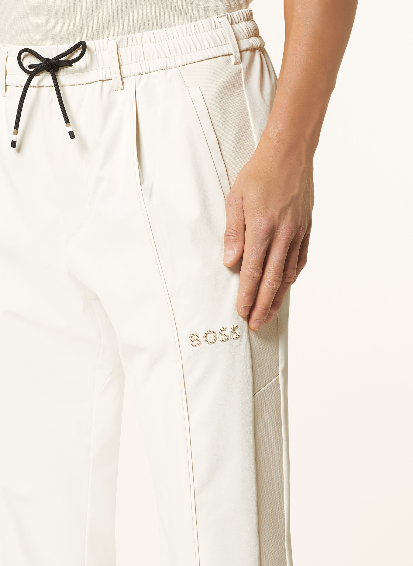 BOSS Training pants LEAGUE, Color: ECRU (Image 5)