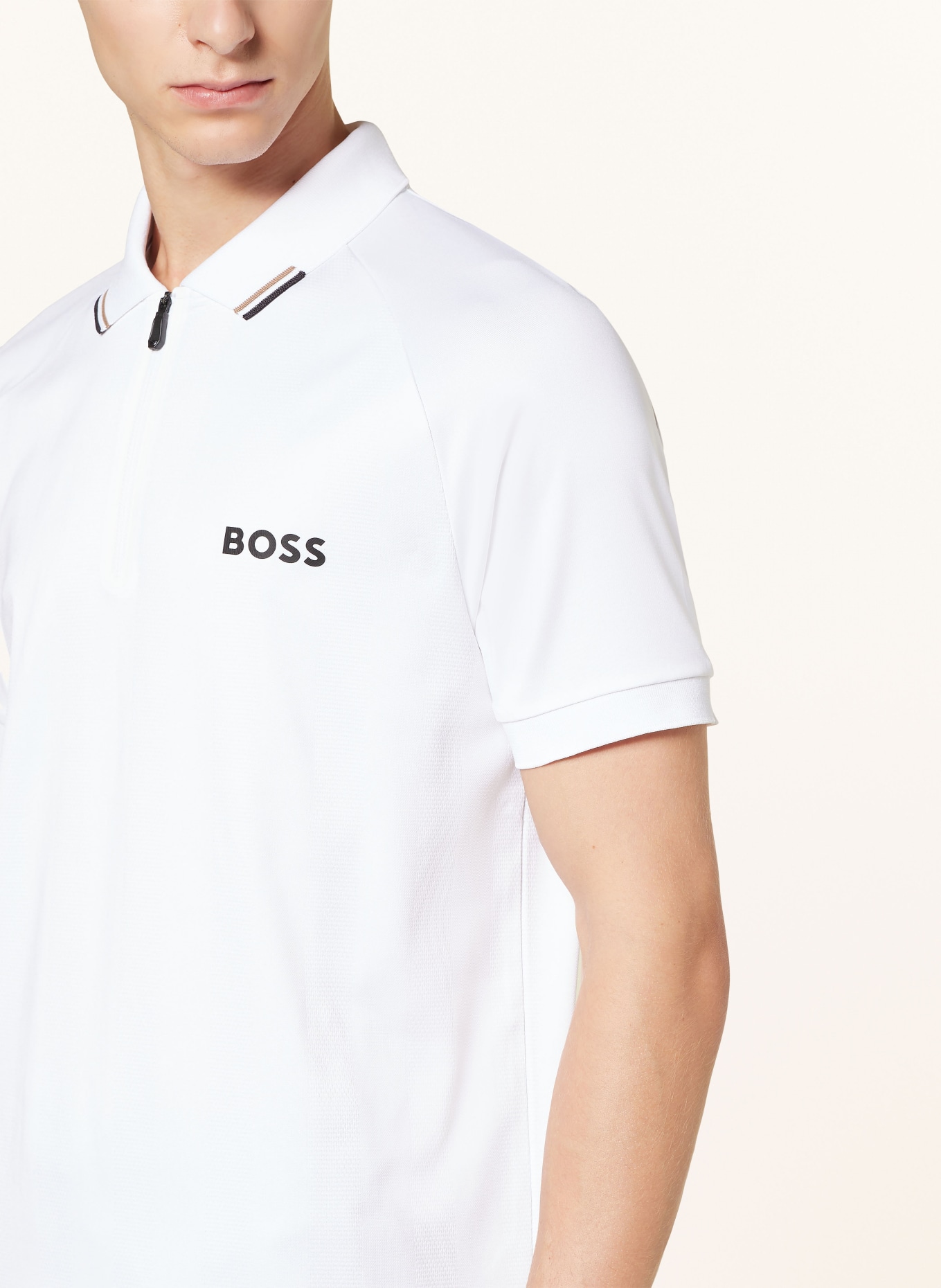 BOSS Funktions-Poloshirt PHILIX, Farbe: WEISS (Bild 4)