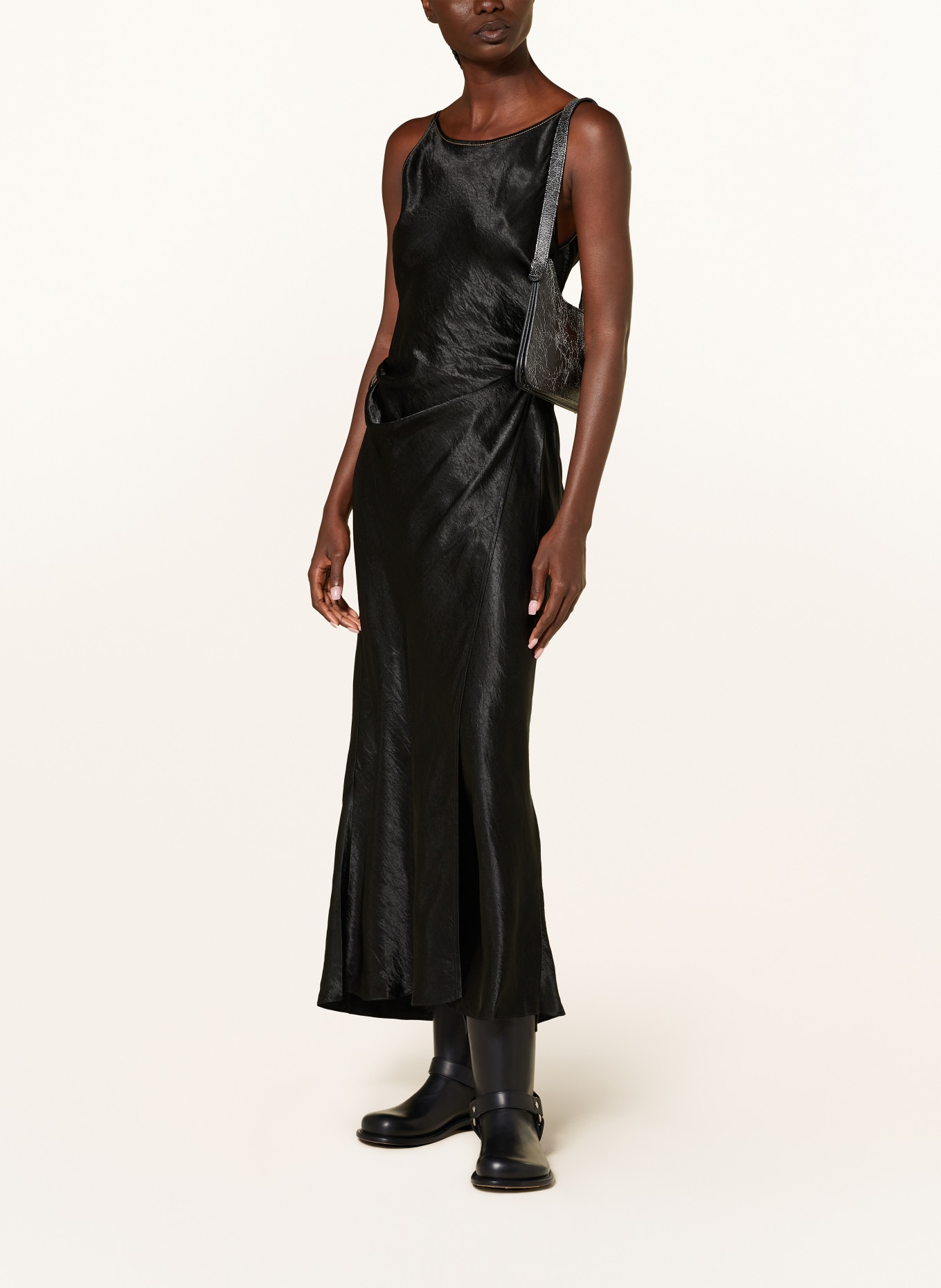 Acne Studios Wrap dress, Color: BLACK (Image 2)