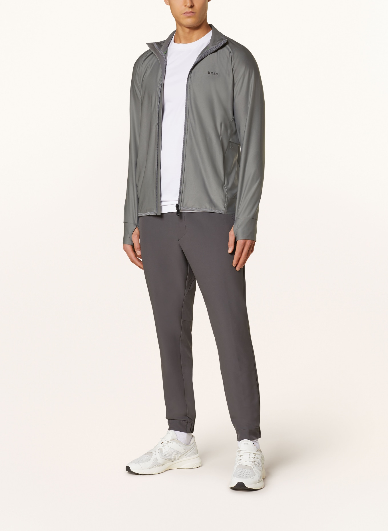 BOSS Sweat jacket SICON ACTIVE, Color: GRAY (Image 2)