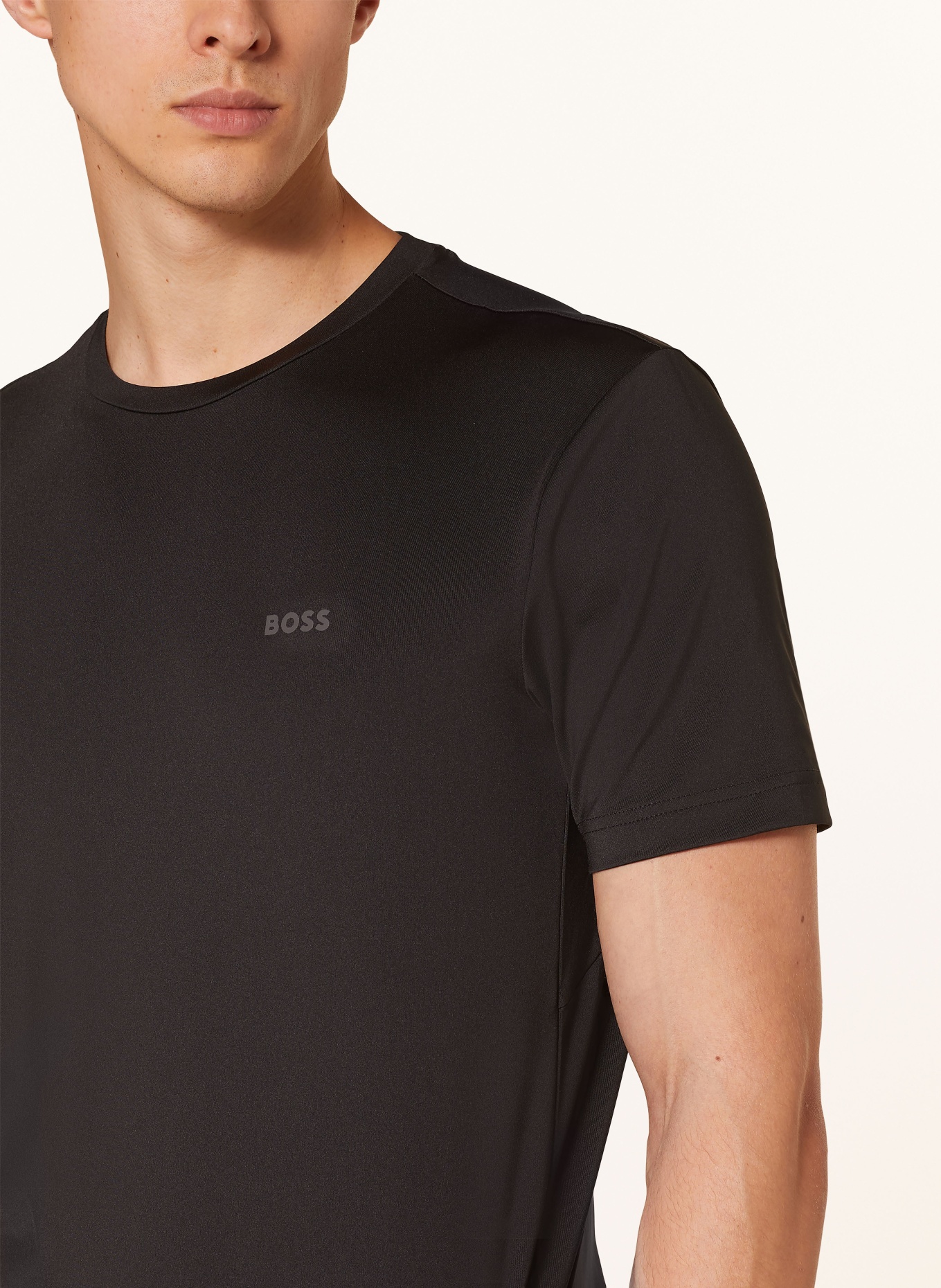 BOSS T-Shirt ACTIVE, Farbe: SCHWARZ (Bild 4)