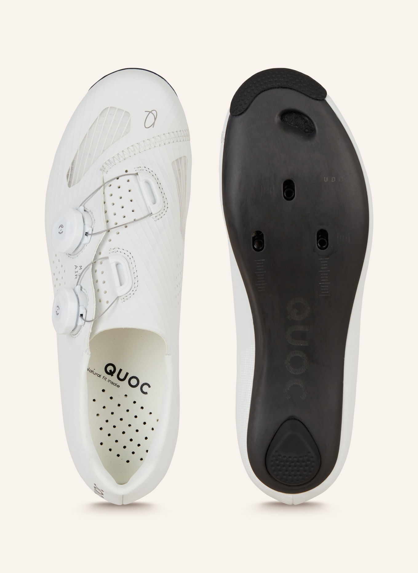 QUOC Road bike shoes M3 AIR, Color: WHITE (Image 5)