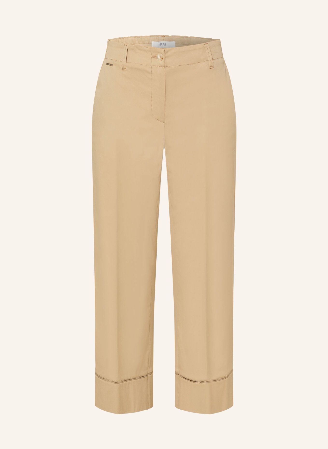 BRAX Culotte kalhoty MAINE S, Barva: BÉŽOVÁ (Obrázek 1)