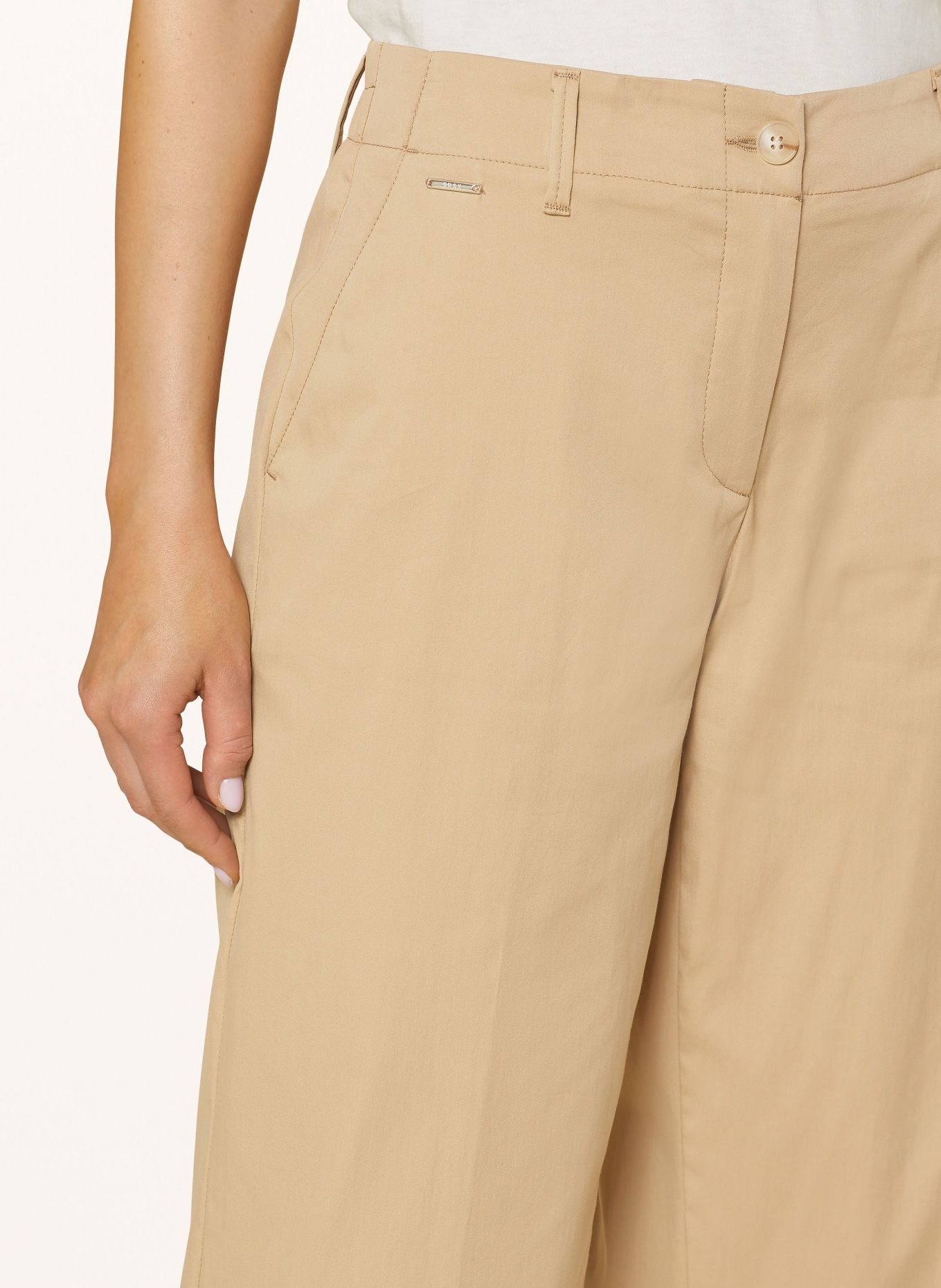 BRAX Culotte kalhoty MAINE S, Barva: BÉŽOVÁ (Obrázek 5)