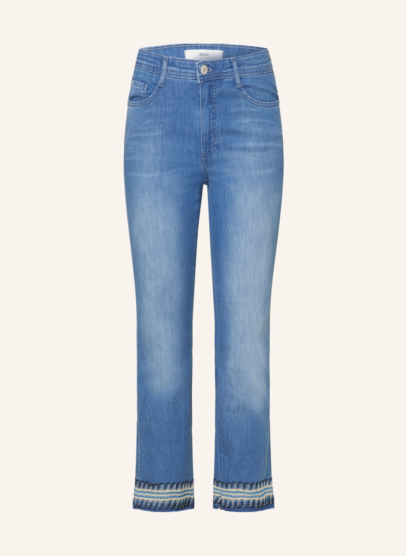 BRAX 7/8 jeans MARY S, Color: 14 USED FRESH BLUE (Image 1)