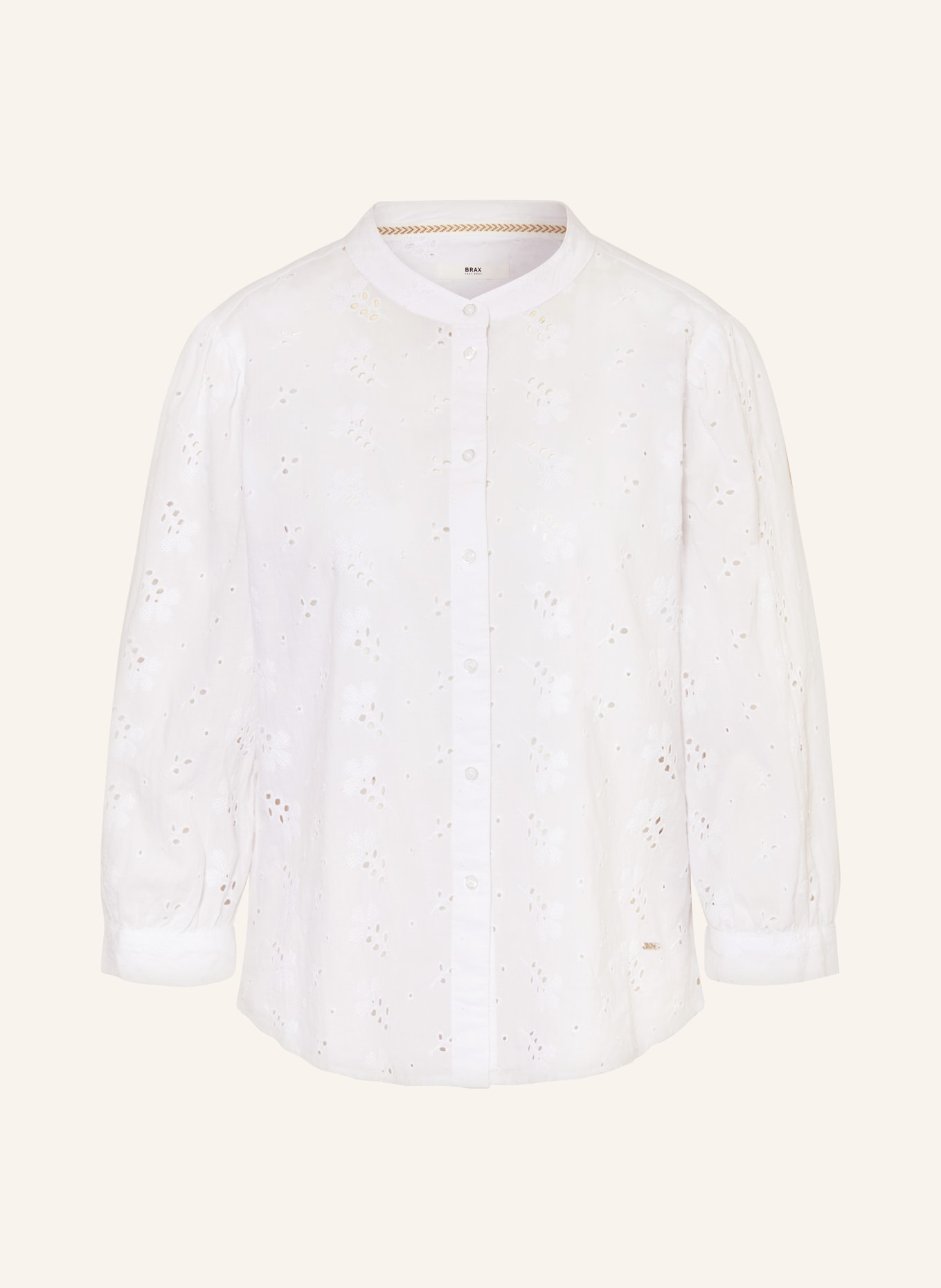 BRAX Blouse VELIA in broderie anglaise, Color: WHITE (Image 1)