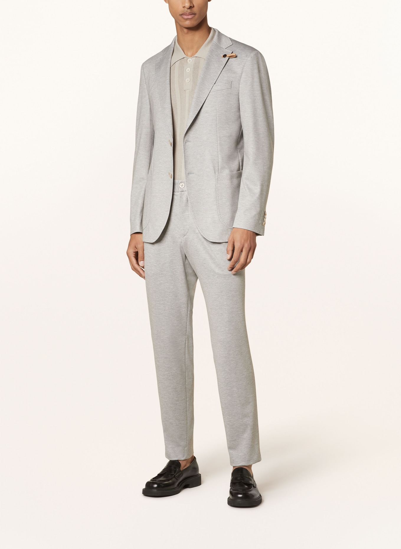BALDESSARINI Suit trousers extra slim fit, Color: LIGHT GRAY (Image 2)