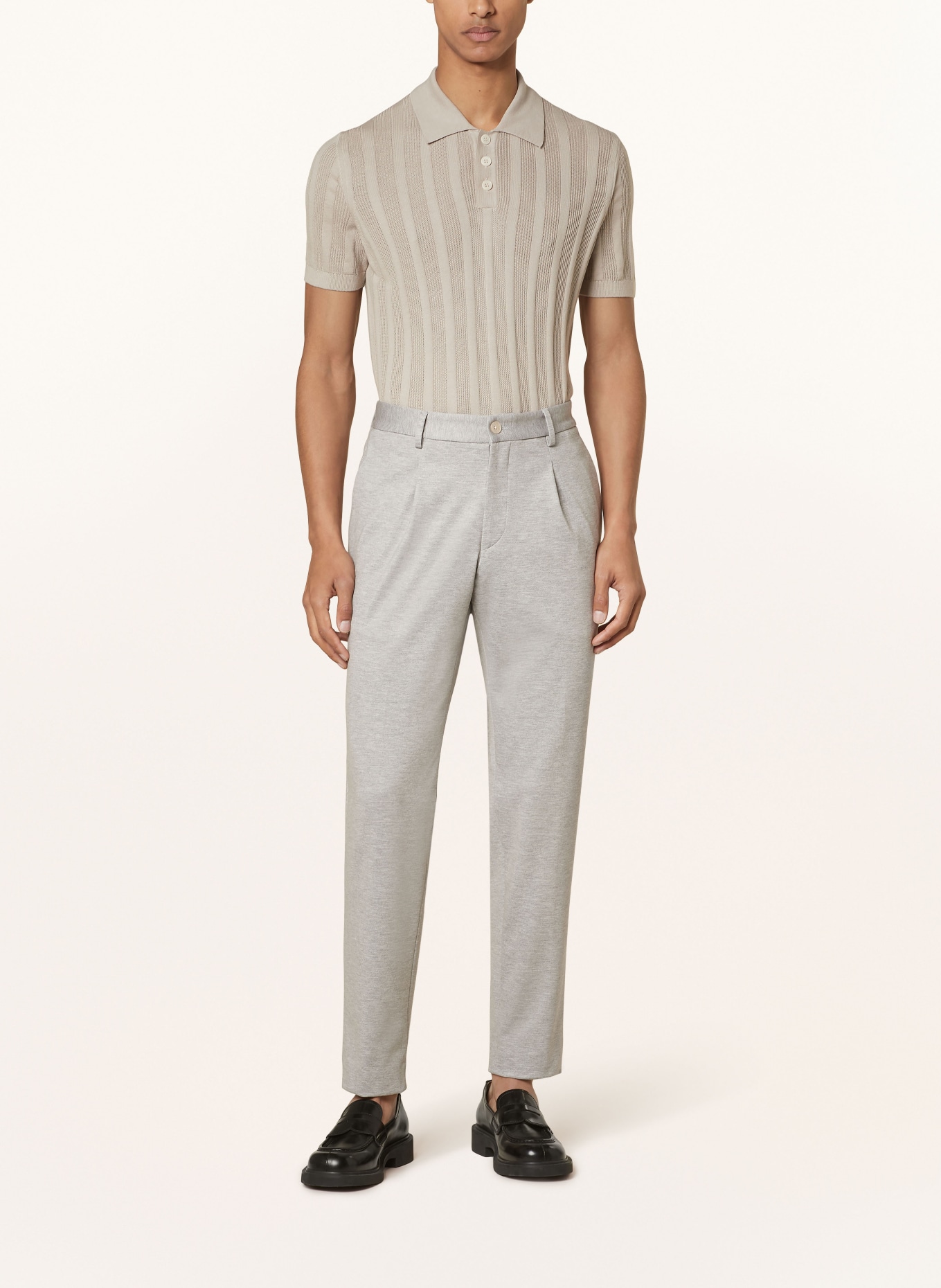 BALDESSARINI Suit trousers extra slim fit, Color: LIGHT GRAY (Image 3)