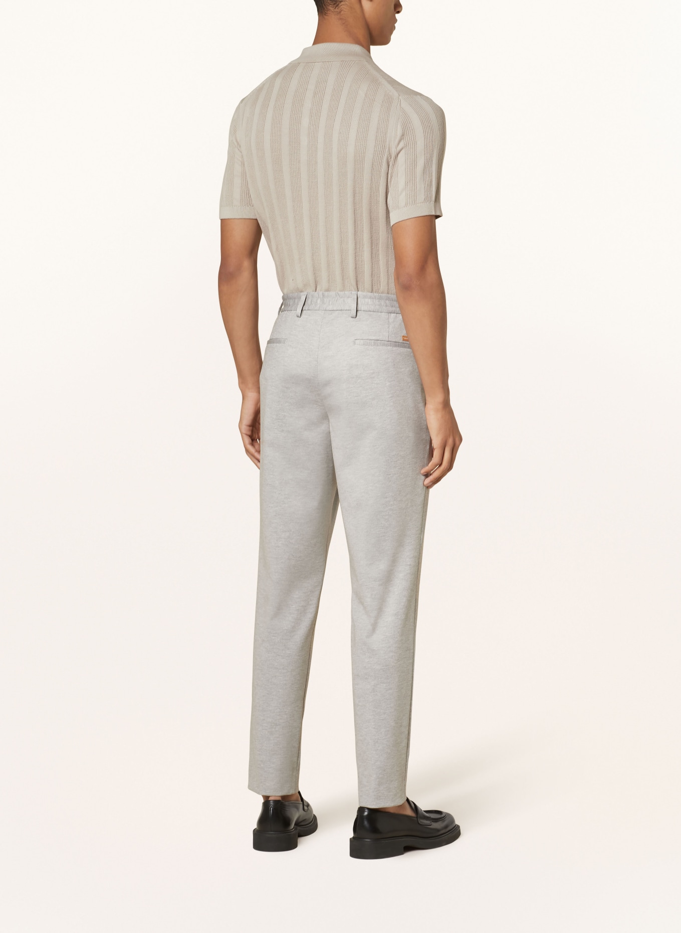 BALDESSARINI Suit trousers extra slim fit, Color: LIGHT GRAY (Image 4)