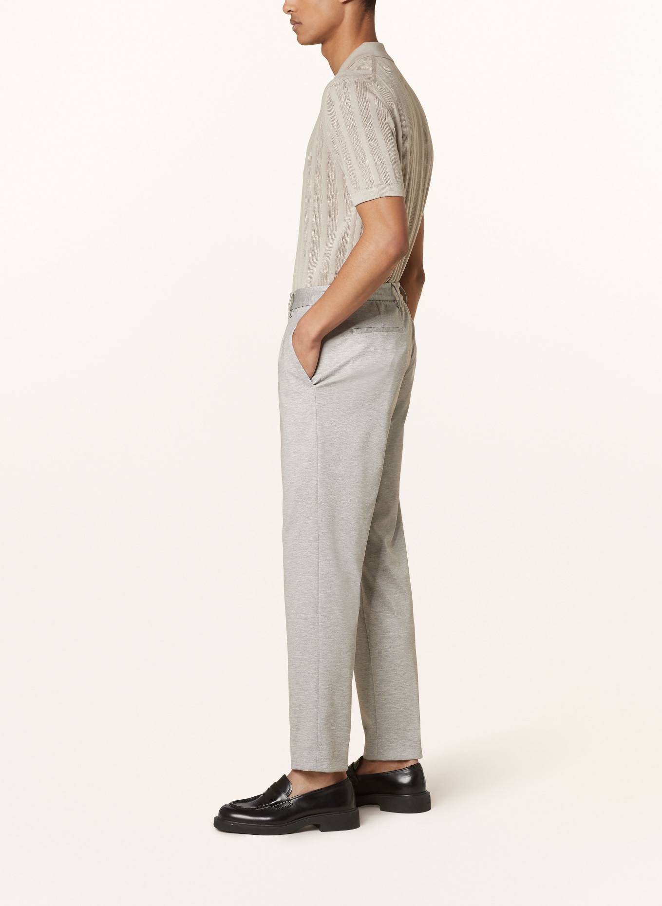 BALDESSARINI Spodnie garniturowe extra slim fit, Kolor: JASNOCZARY (Obrazek 5)