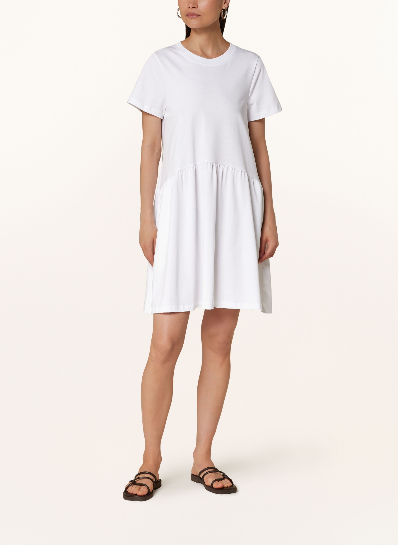 rich&royal Jersey dress, Color: WHITE (Image 2)