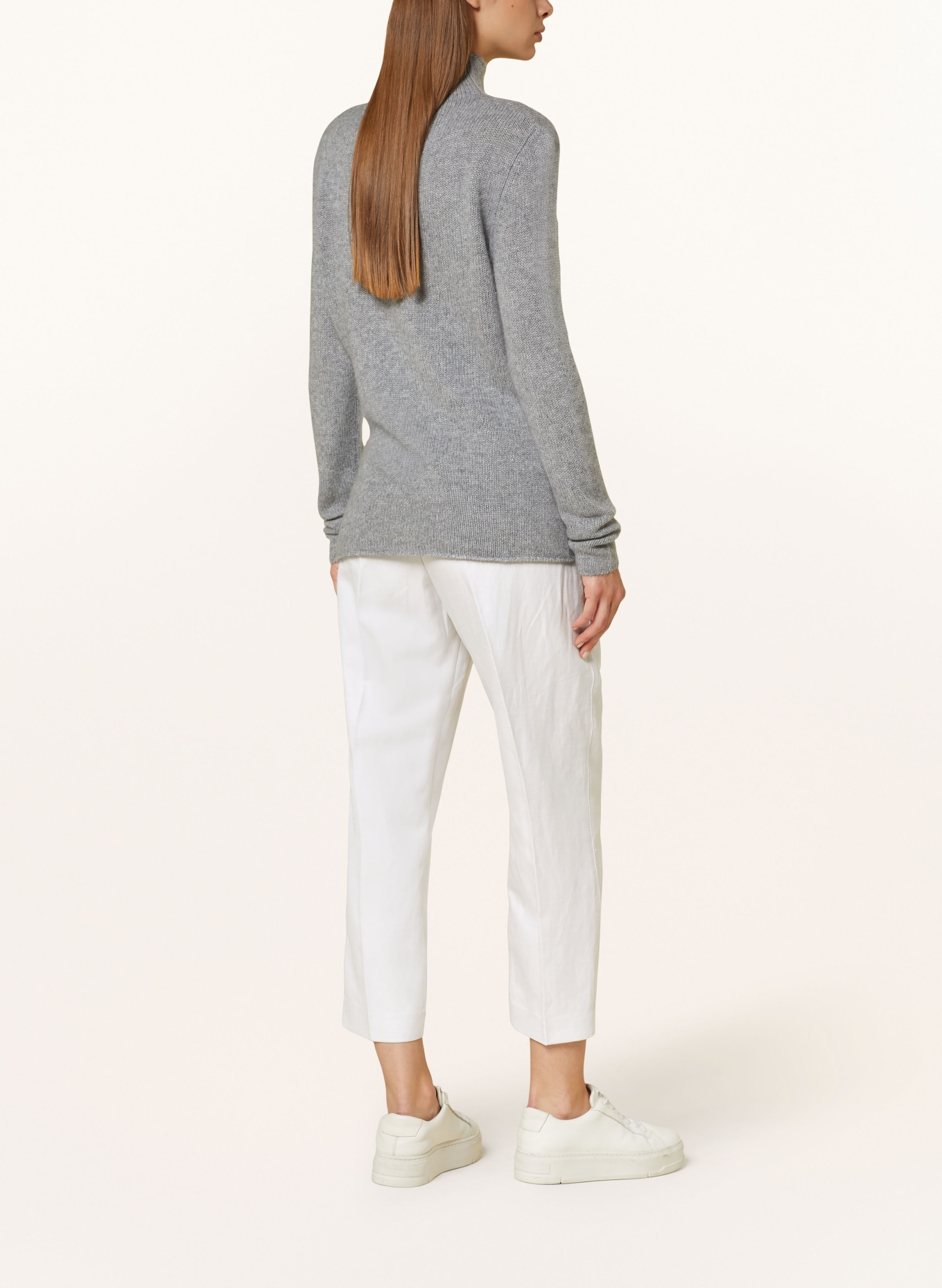 darling harbour Cashmere sweater, Color: GRAU MELANGE (Image 3)