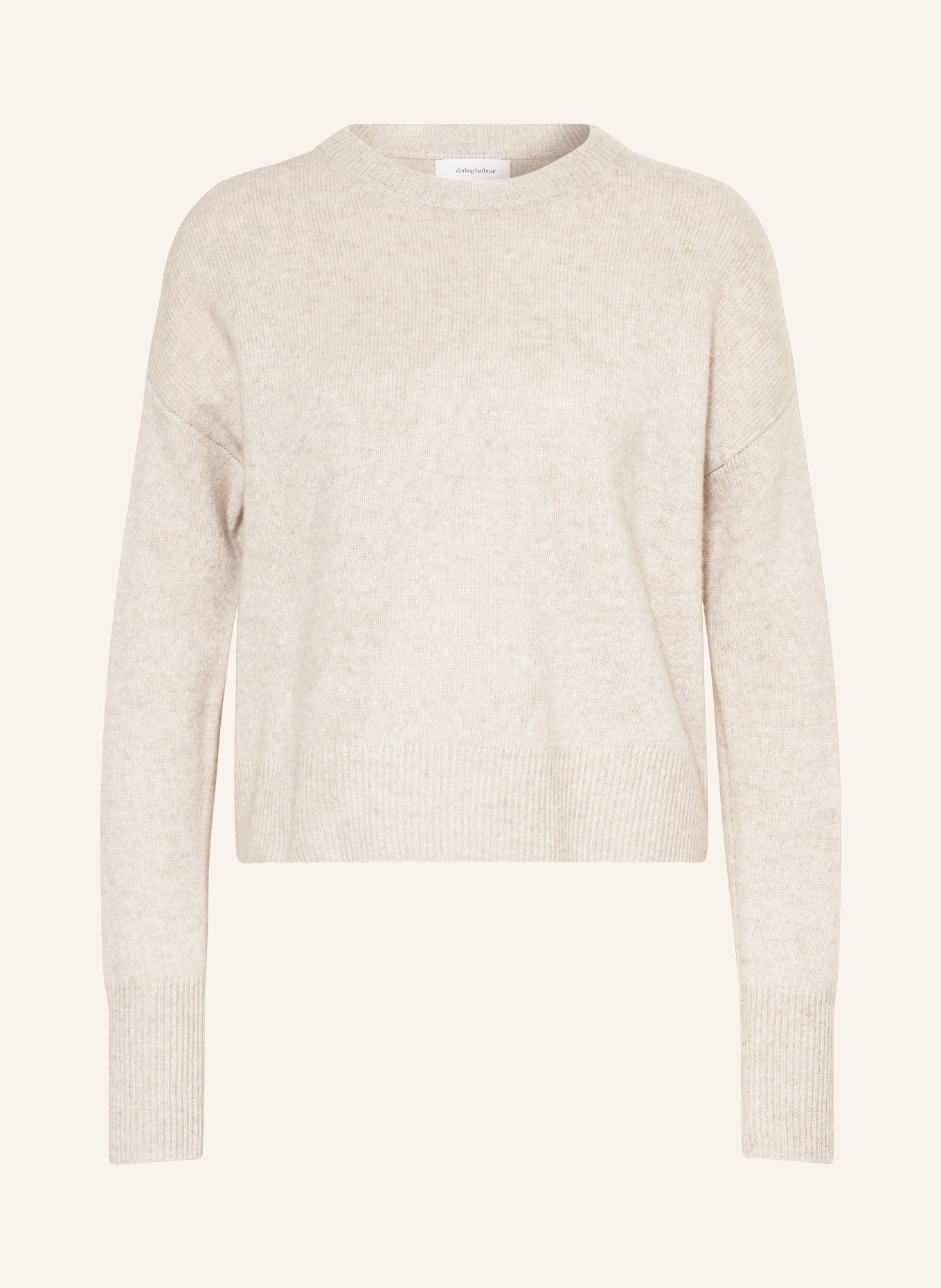 darling harbour Cashmere-Pullover: HAFER MELANGE