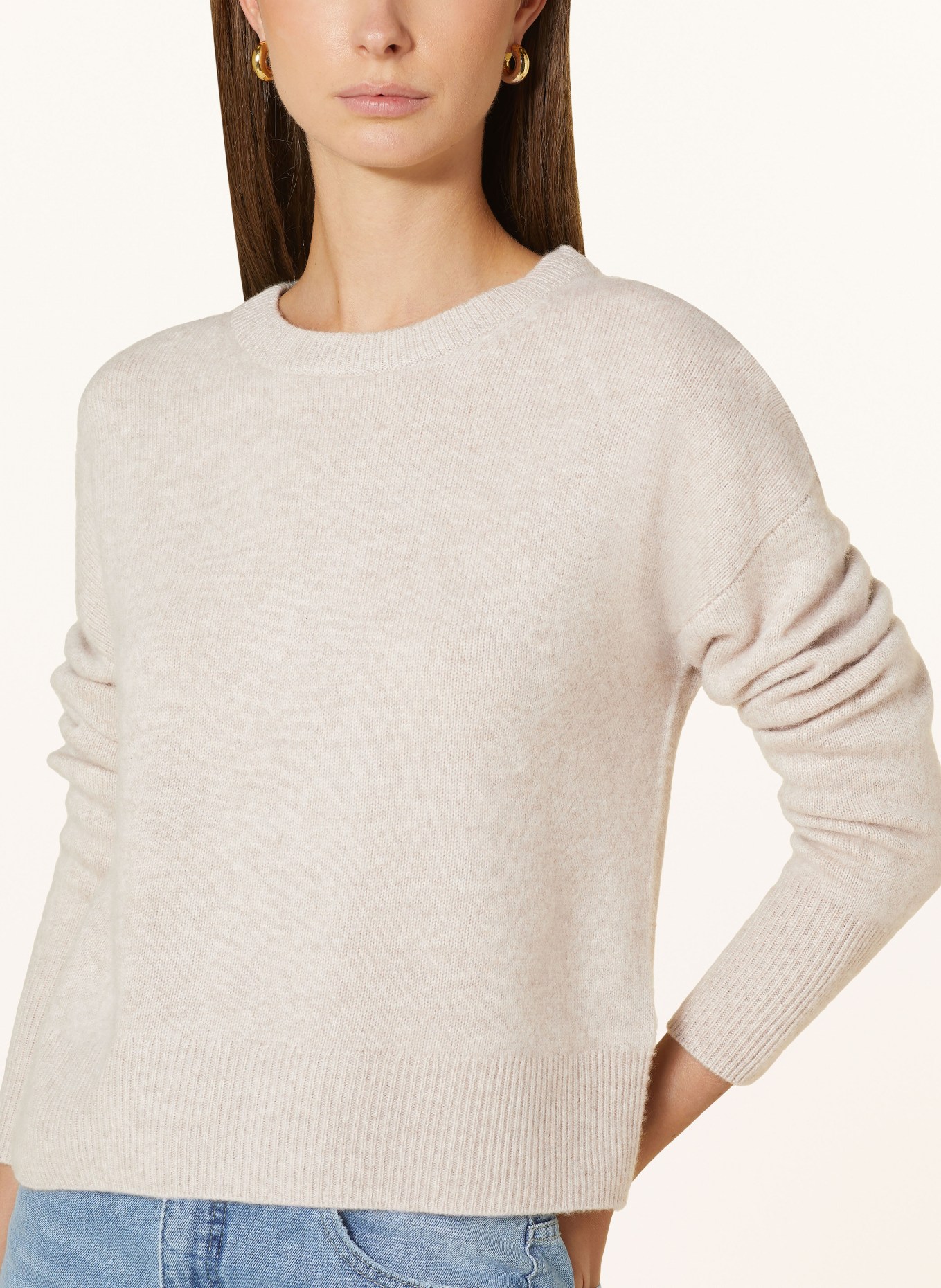 darling harbour Cashmere-Pullover: HAFER MELANGE