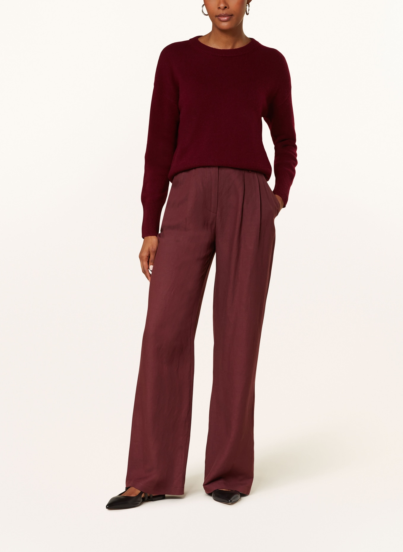 darling harbour Cashmere sweater, Color: BORDEAUX (Image 2)