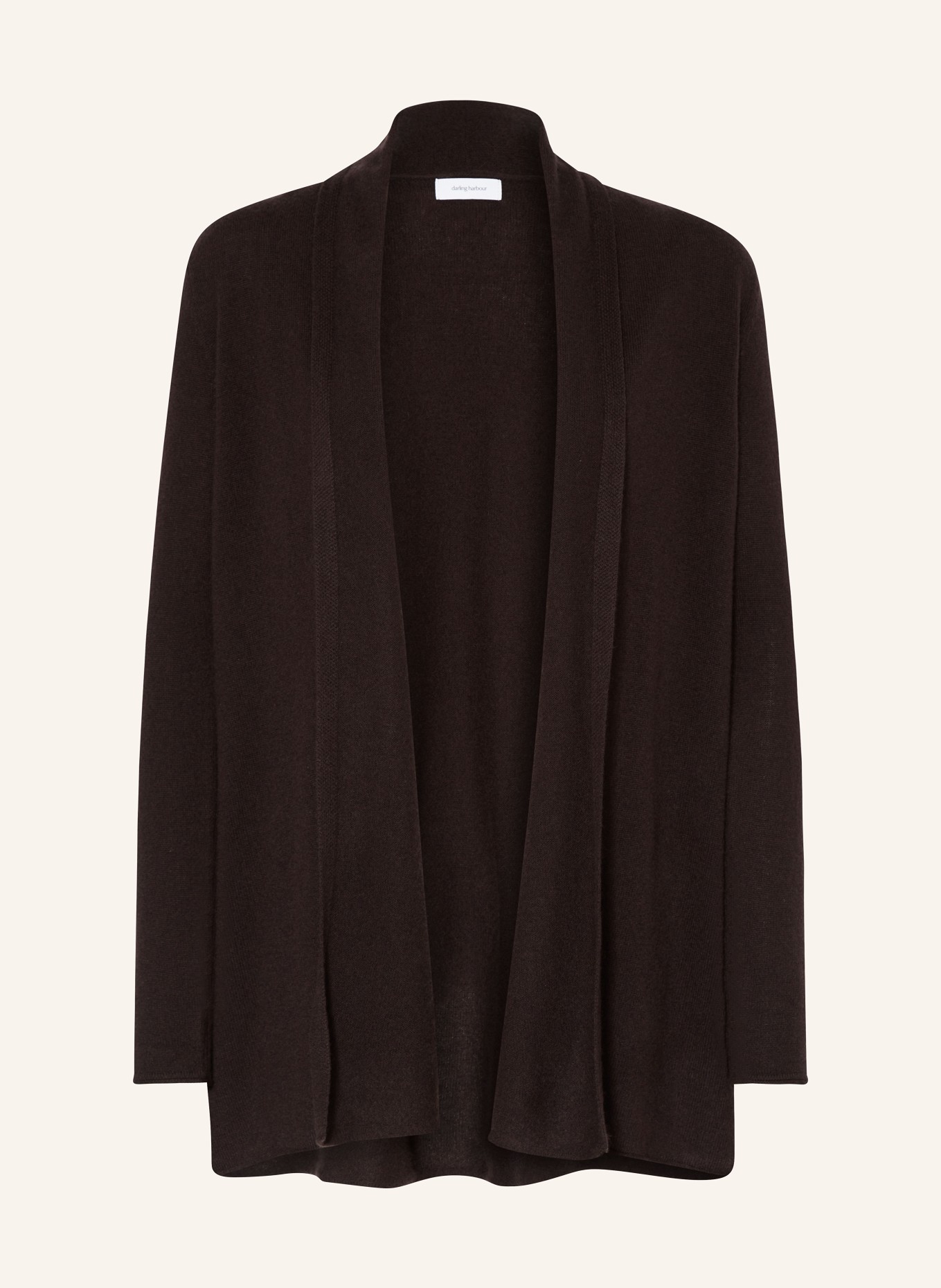 darling harbour Strickhülle aus Cashmere: DUNKELBRAUN