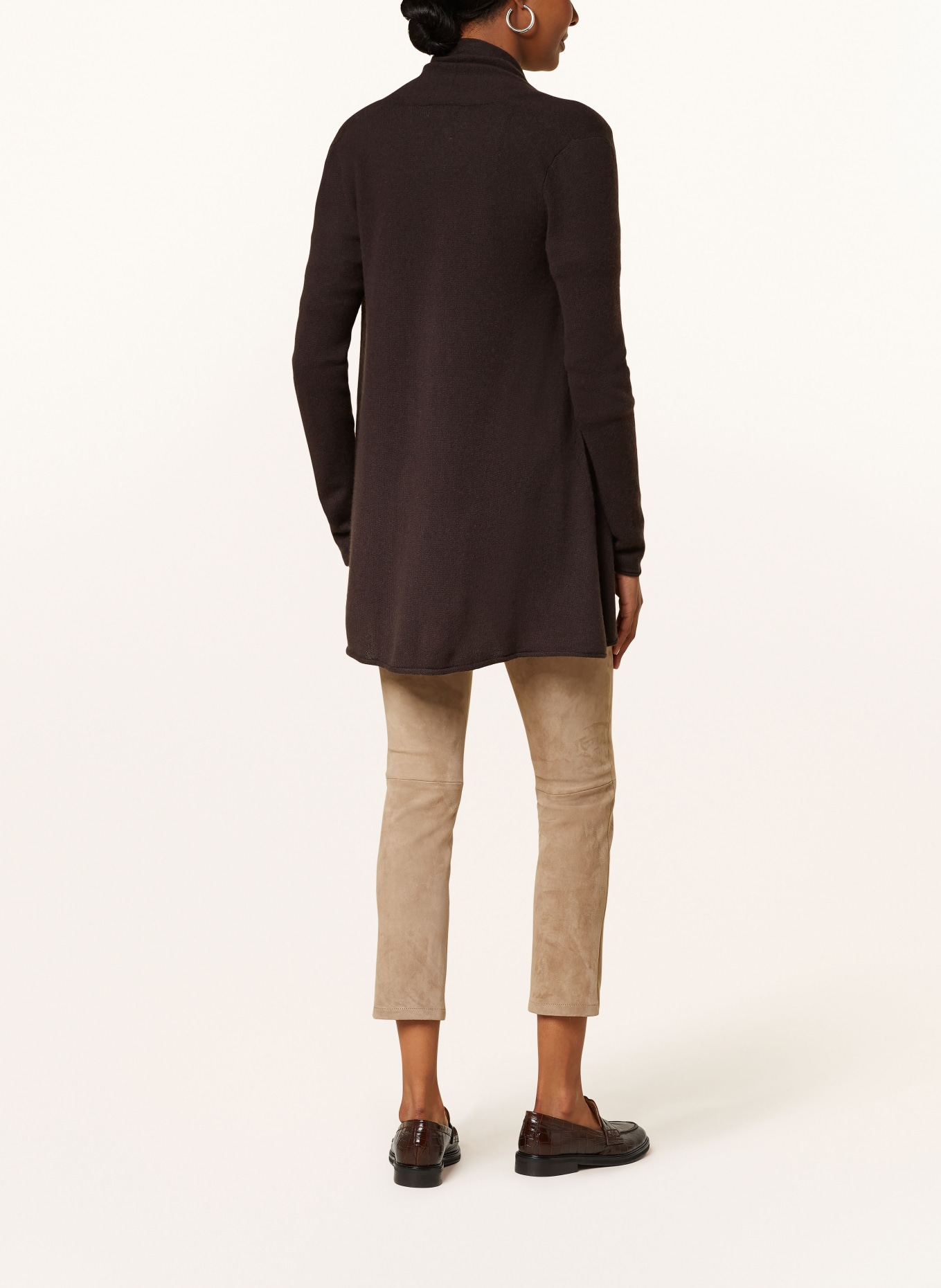 darling harbour Strickhülle aus Cashmere: DUNKELBRAUN